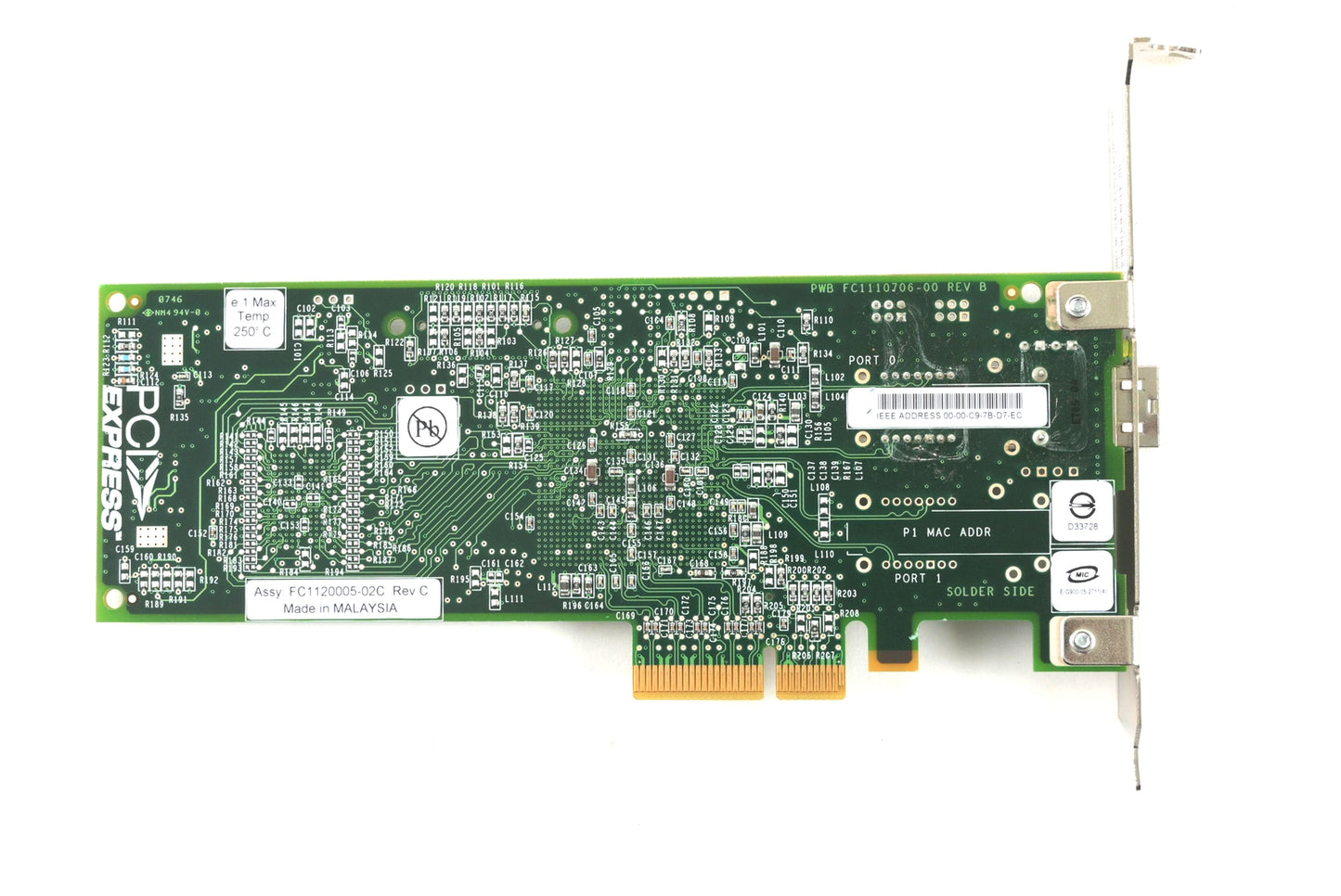 Emulex LightPulse LPE11000-E 4GB PCIEx4 1-Port Host Bus Adapter Fibre Channel