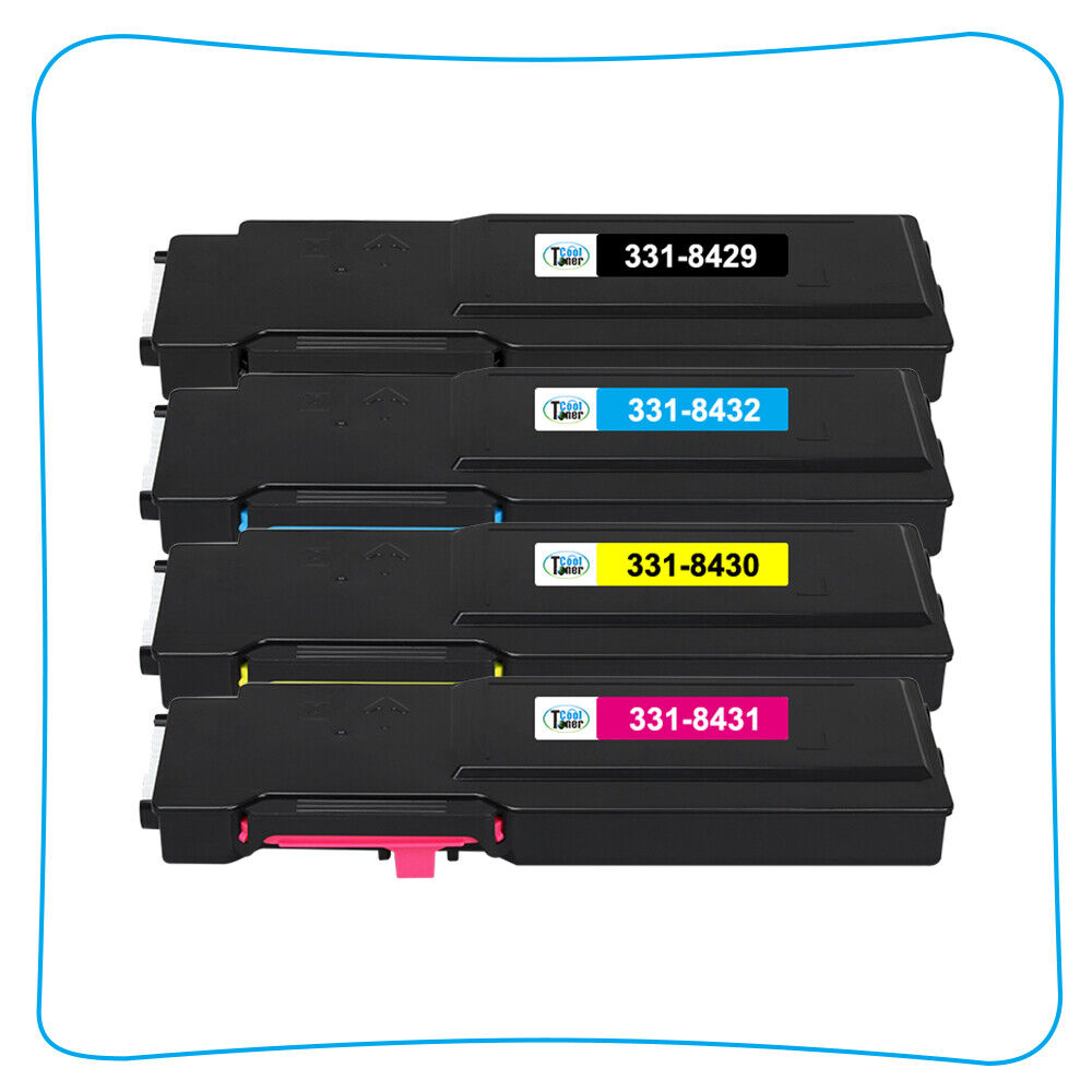 10 PACK C3760 Toner Cartridge Set for Dell C3760dn C3760n C3760dnf C3765dnf MF