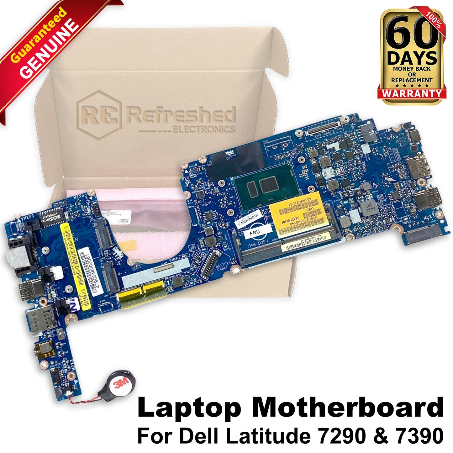 Dell Latitude 7290 7390 i3-7130U 2.70GHz DDR4 DAZ20 LA-F312P Motherboard 4H2MK