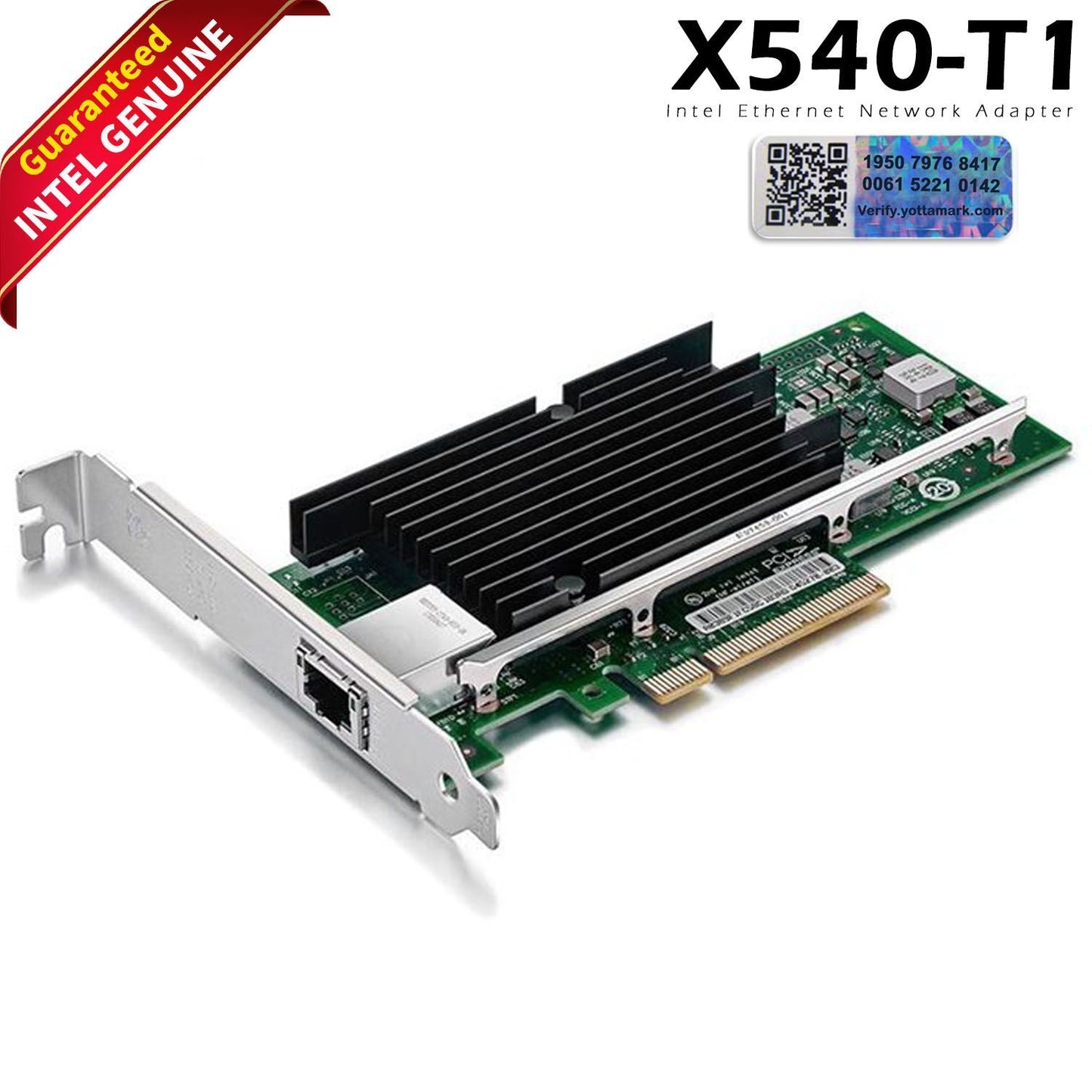Intel 1-Port 10GbE RJ-45 Ethernet PCIe 2.1 Converged Network Adapter CNA X540-T1