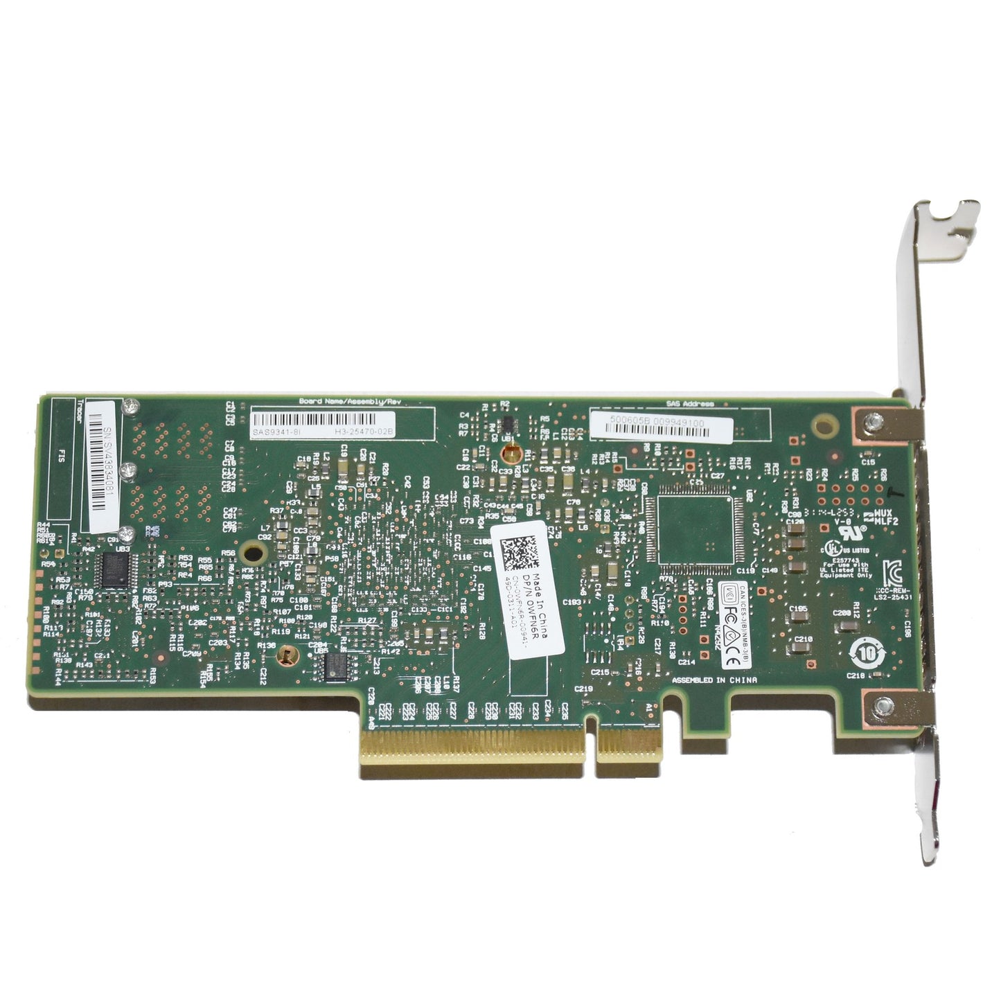 Dell LSI MegaRAID SAS 9341-8i 12Gbps 8-Port PCIe 3.0 x8 RAID Controller WFN6R (NOT FOR HOME PC)
