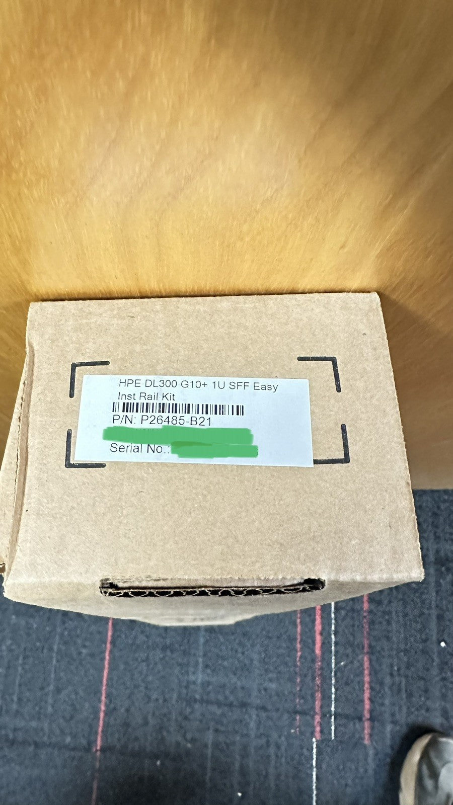 HPE DL3XX Gen10 Plus and V2 1U SFF Easy Install Rail Kit P26485-B21FS Rails