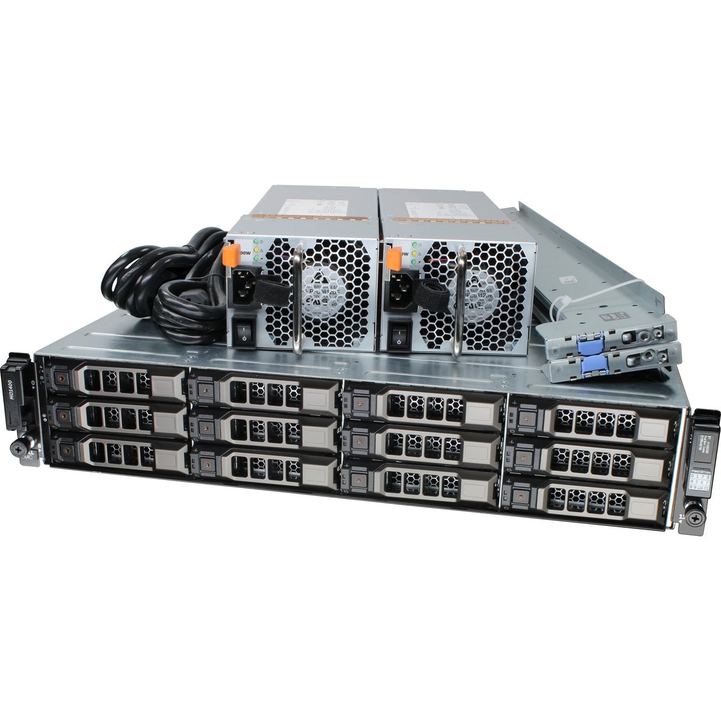 Dell MD1400 PowerVault Storage Array 12x 4TB 7.2K SAS Redundant EMMs (NOT FOR HOME PC)