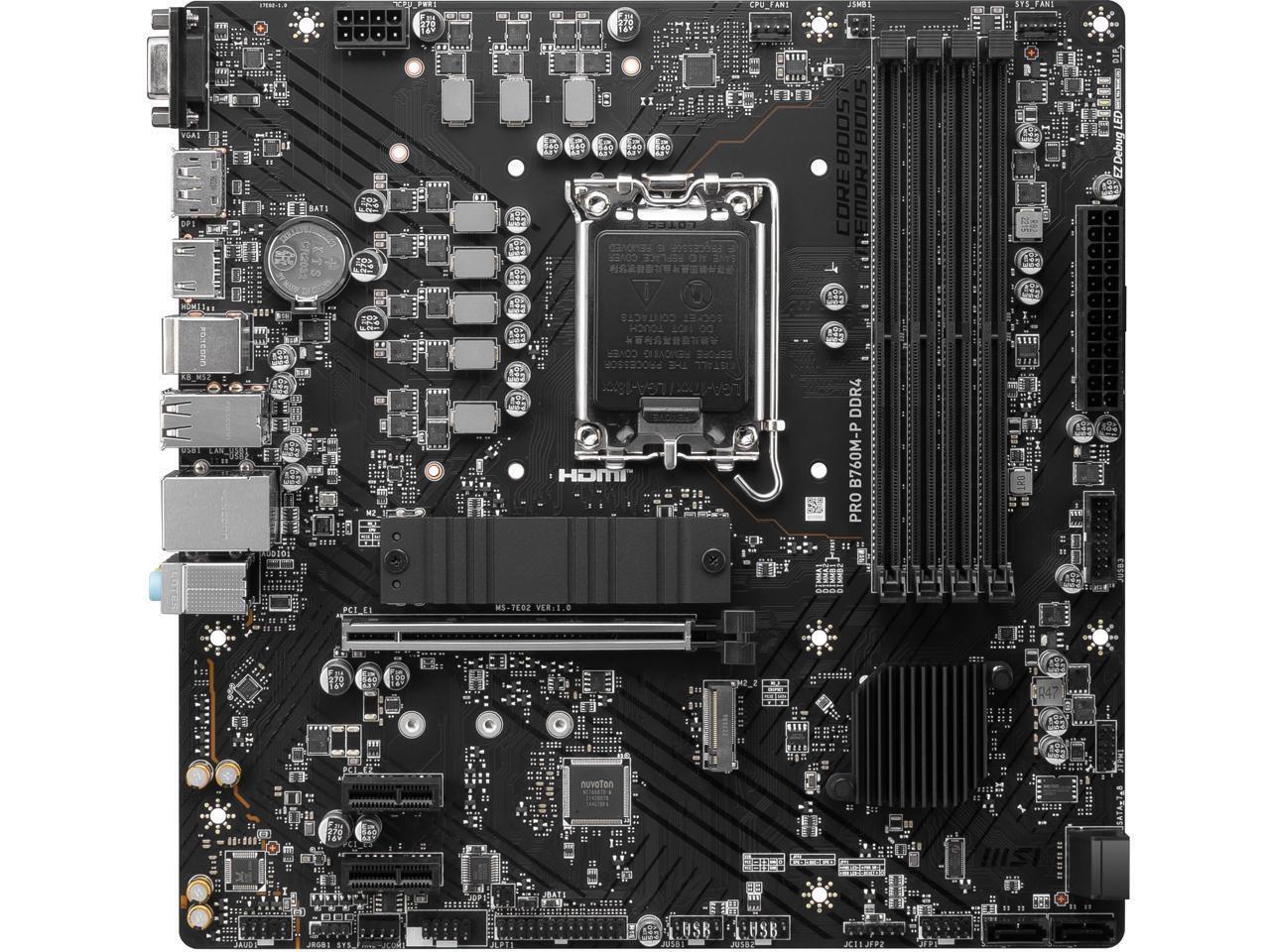 MSI MB MSI|PRO B760M-P DDR4 R