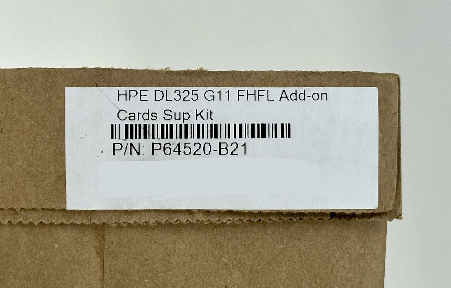 HPE ProLiant DL325 Gen11 FHFL Add-on Cards Support Kit P64520-B21