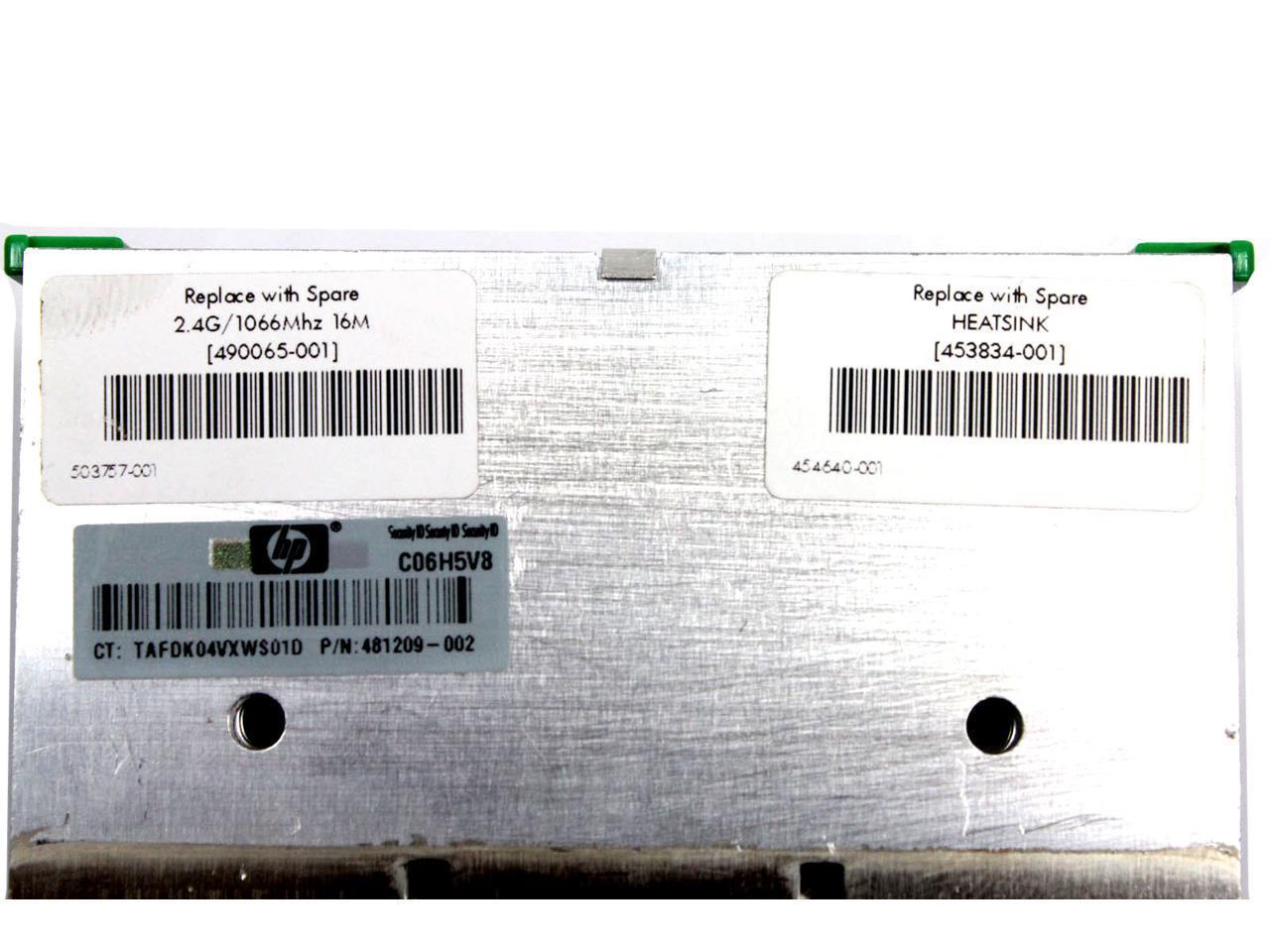 HP ProLiant DL580 G5 Intel Xeon E7440 2.4GHZ Quad-Core w/ Heatsink 481209-002