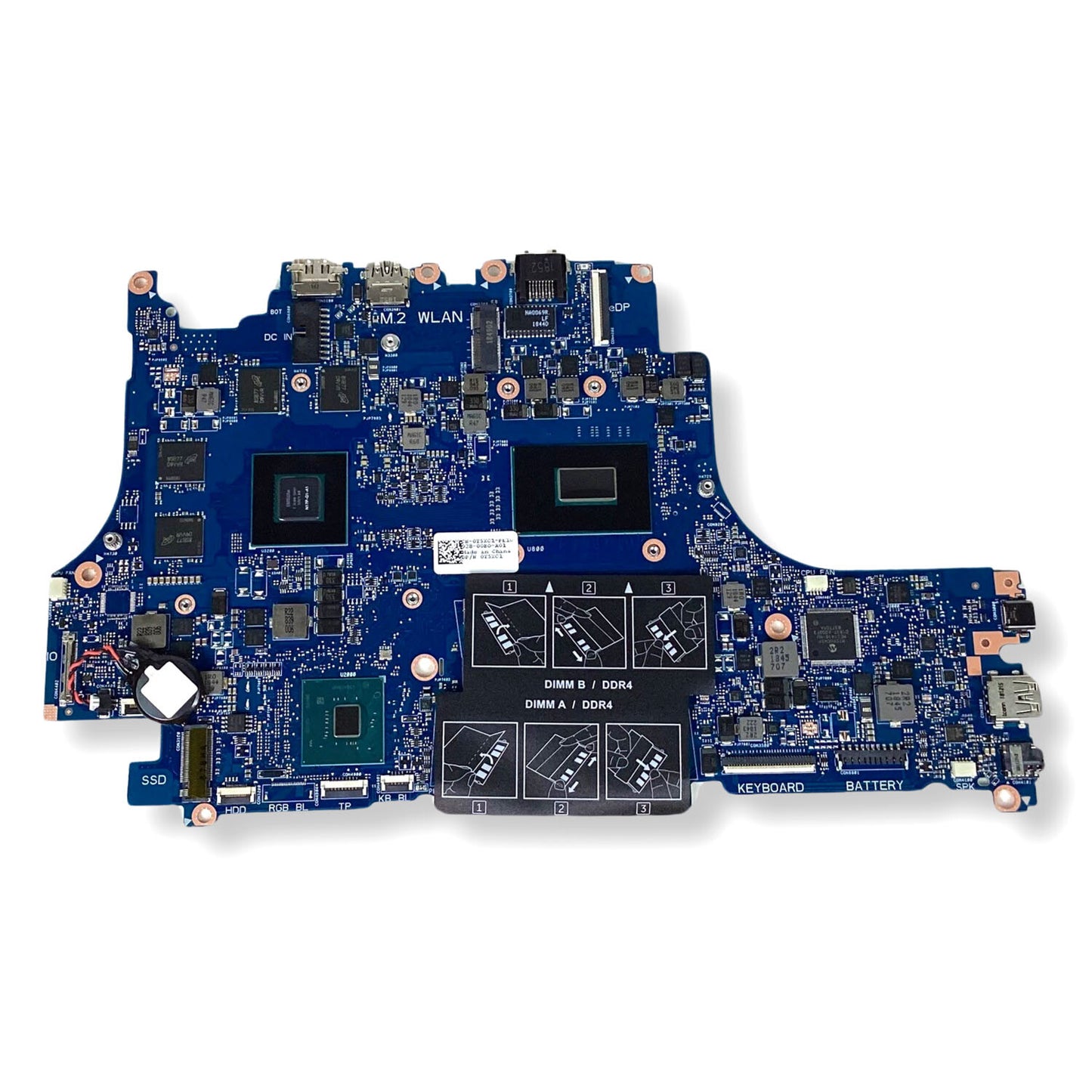 Dell G Series G7 7590 Motherboard i5-8300H 2.3GHz CPU & Nvidia GTX 1050Ti T5XC1