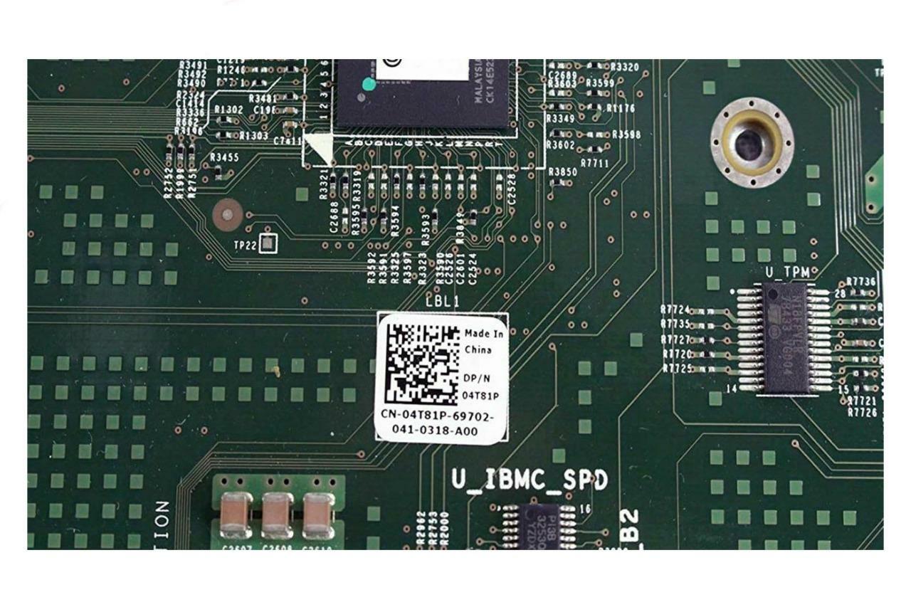 Dell Poweredge R610 System Motherboard 2-Socket LGA1366 Rev. A01 4T81P 04T81P