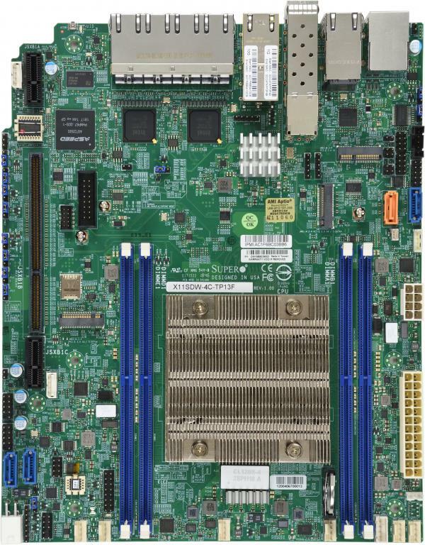 SuperMicro X11SDW-4C-TP13F Motherboard