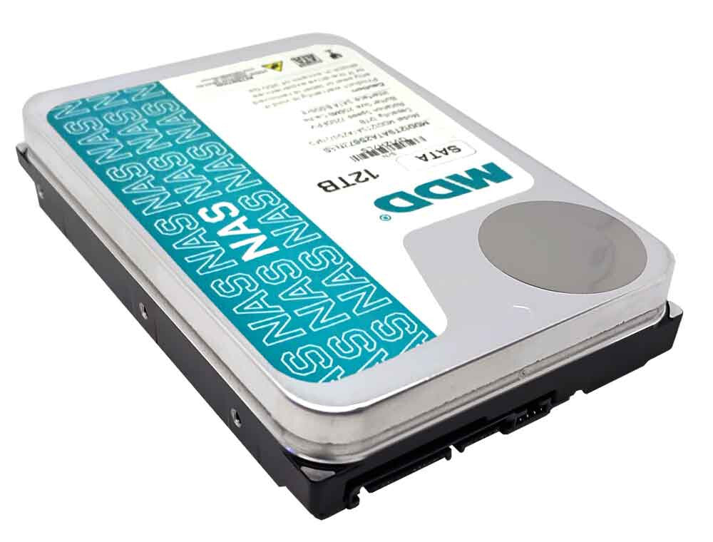 MDD 12TB 7200RPM 256MB Cache SATA 6.0Gb/s 3.5in Internal NAS Hard Drive - 3 YEAR