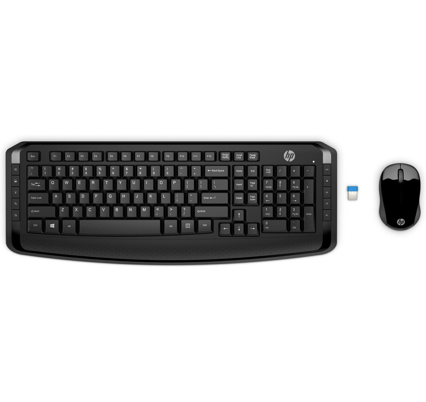 HP Wireless Keyboard and Mouse 300, Black,,3ML04AA#ABL
