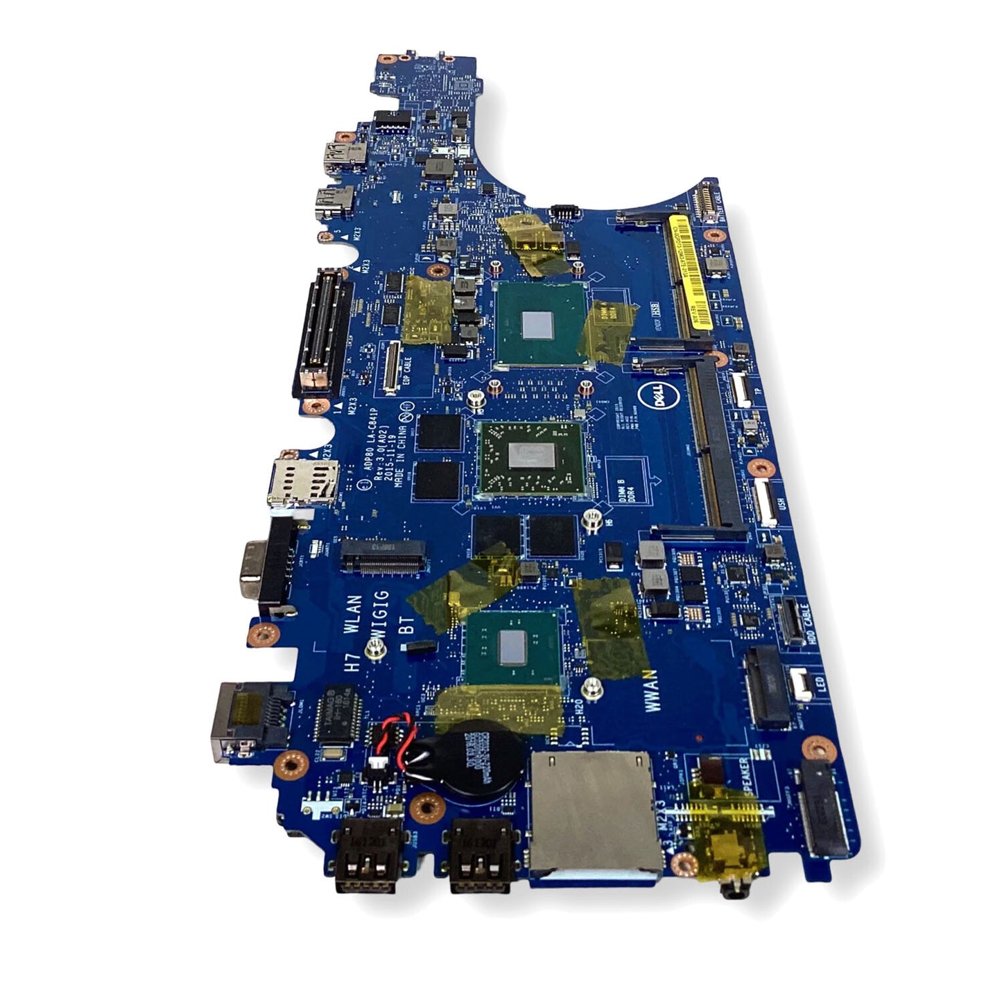 Dell Laptop Precision 3510 CN-0GPDT3 LA-C841P with i5-6300HQ CPU Motherboard