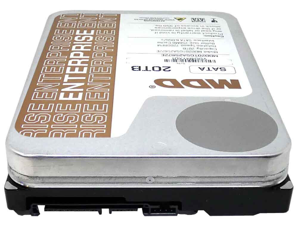 MDD 20TB 7200RPM 256MB Cache SATA 6.0Gb/s 3.5" Internal Enterprise Hard Drive