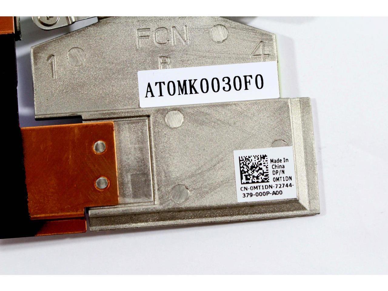 OEM Dell Alienware M17x R3 Video GPU Card Heatsink Assembly AT0MK0030F0 MT1DN