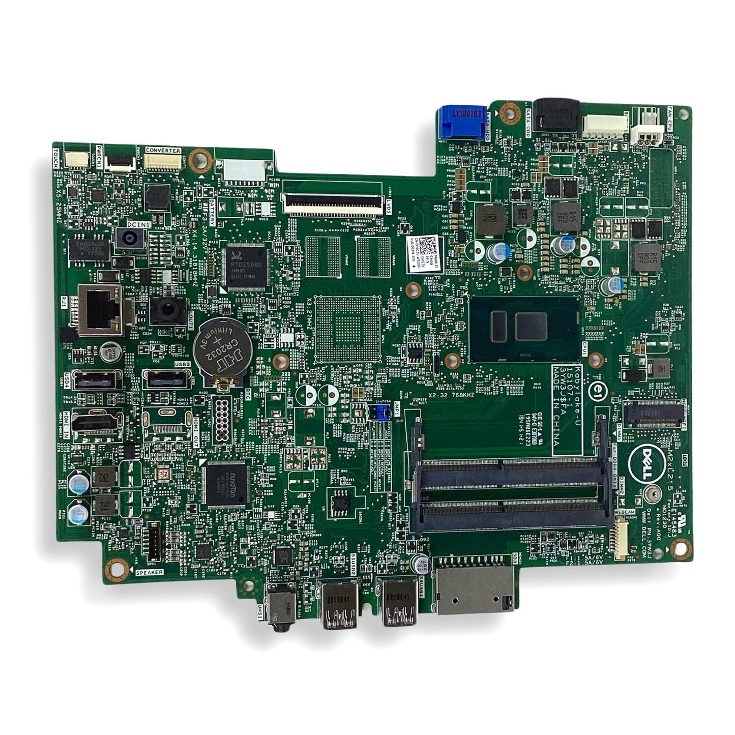 Dell Inspiron 3464 AIO DDR4 Motherboard with Intel i3-7100U 2.40GHz CPU H6C3V