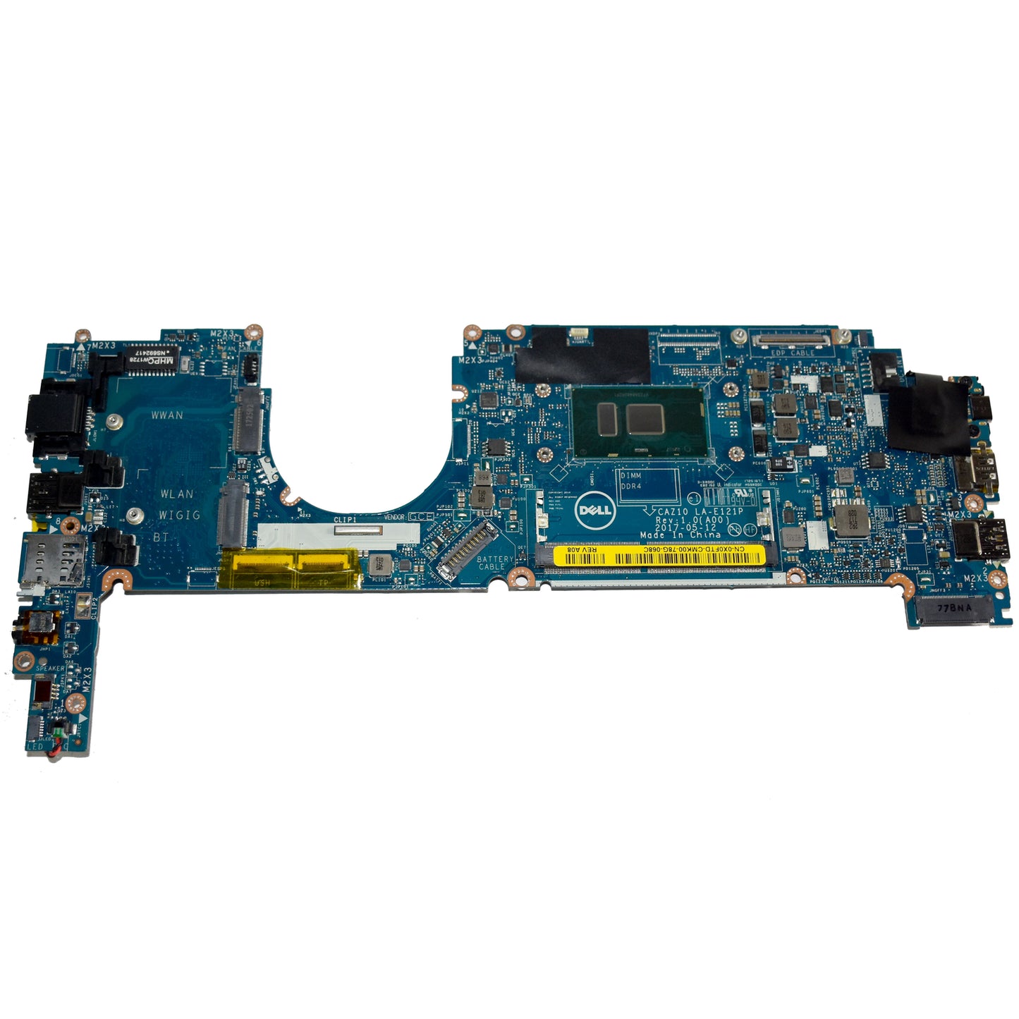Dell Latitude 7280 7380 Motherboard i7-6600U 2.6GHz Thunderbolt 3 LA-E121P X0FTD