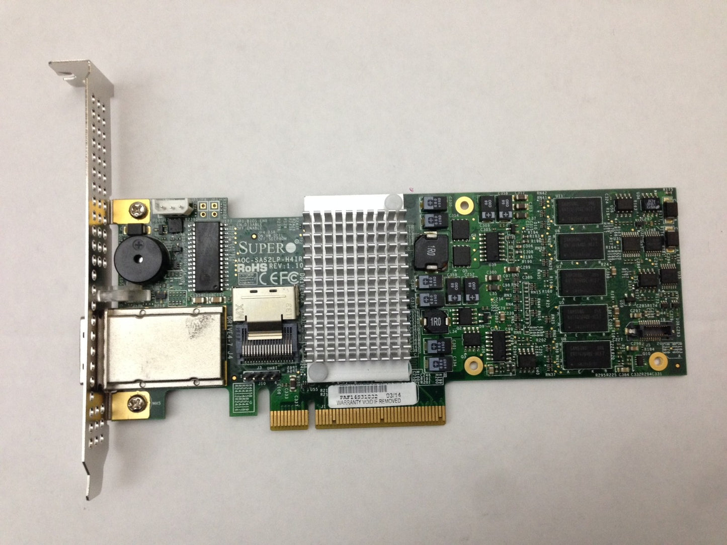 *Standard PCI Bracket*SuperMicro AOC-SAS2LP-H4IR 8 Ports SAS/SATA Card (NOT FOR HOME PC)