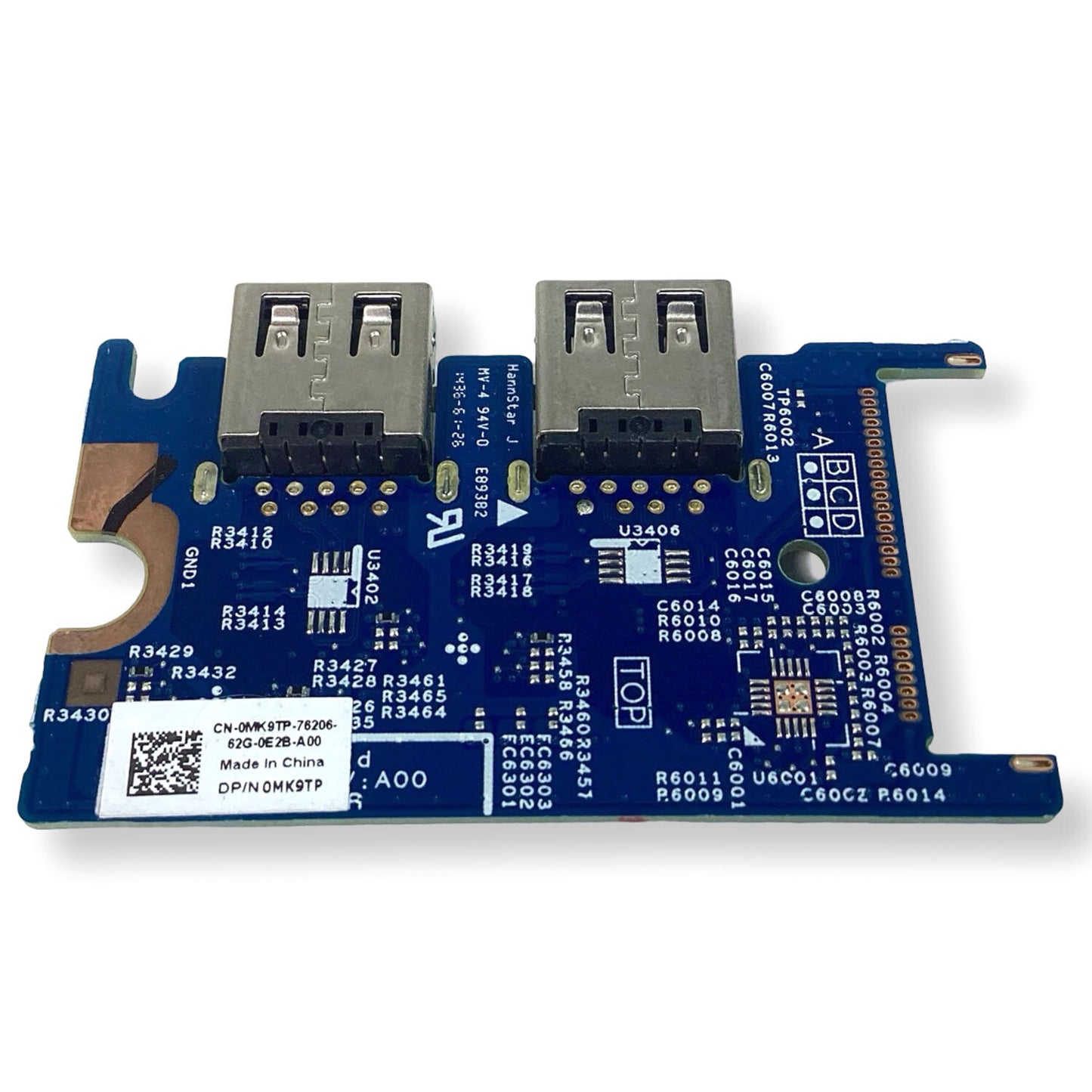 Lot of 2Dell Inspiron 15 7537 USB IO Circuit Board CHA01 DOH50 53HW4 MK9TP