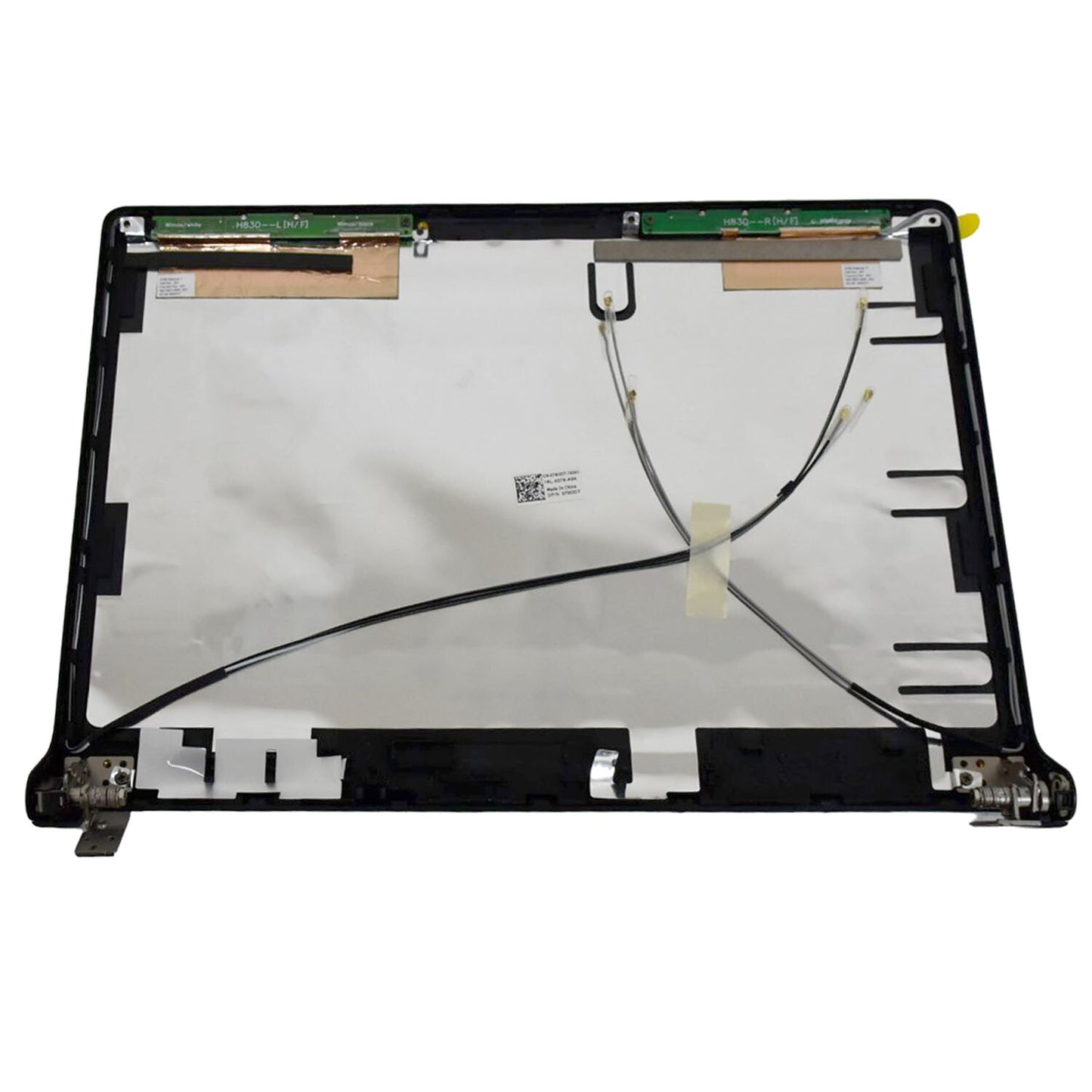 Lot of 4 Dell Studio 1457 1458 Top LCD Back Cover W/ Hinges Black 7M3DT H5MWP