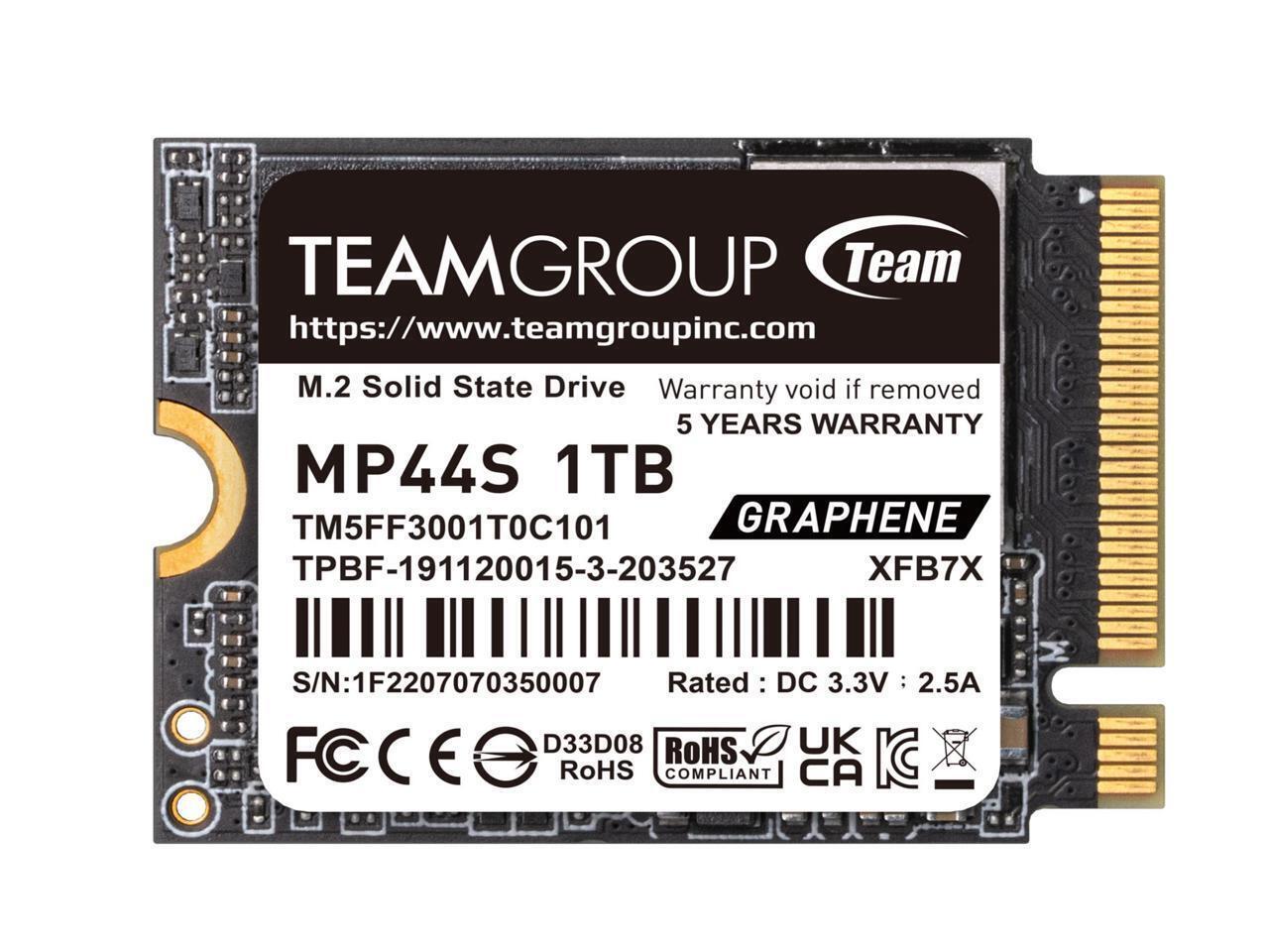 Team Group SSD 1T|TEAM TM5FF3001T0C101 R