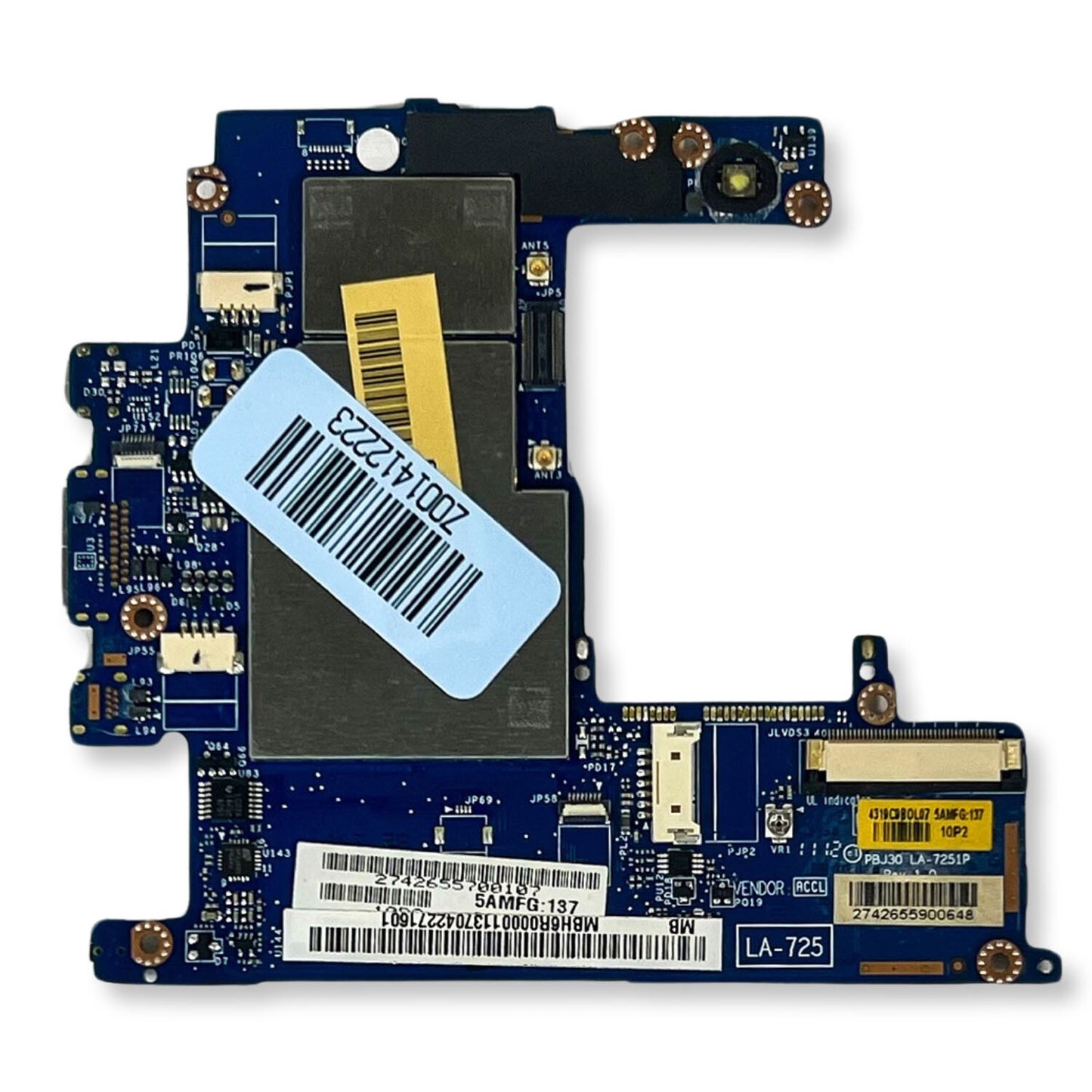Acer Iconia A100 7 Tablet Motherboard PBJ30 LA-7251P MB.H6R00.001 MBH6R00001