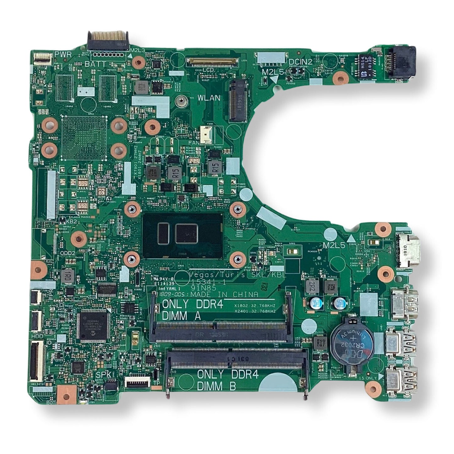 Dell Vostro 15 3568 14 3468 Motherboard i3-6006U 2GHz DDR4 HWGWK 15341-1 91N85