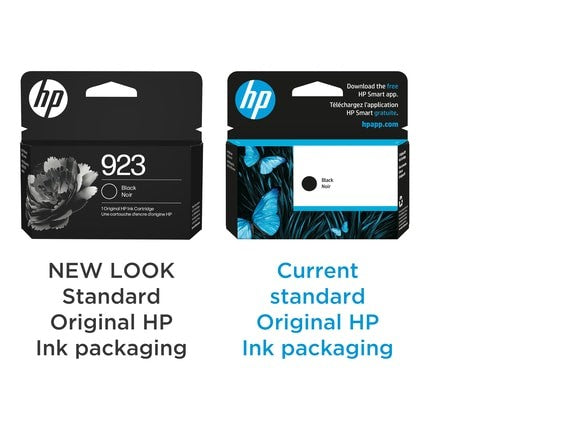 HP 923 Black Original Ink Cartridge, Average cartridge yields 500 standard