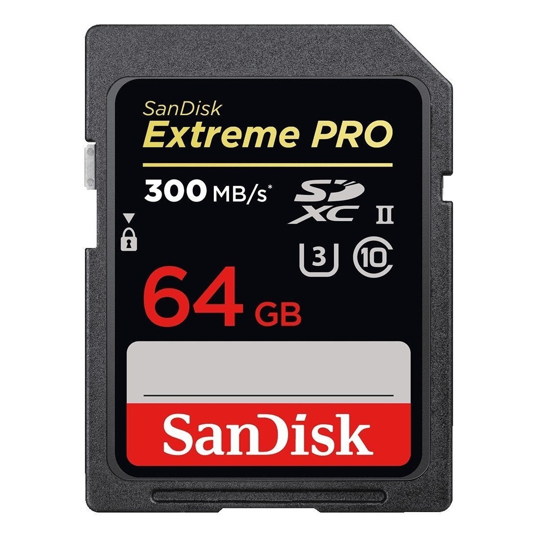 SanDisk 64GB SDXC Extreme Pro UHS-II U3 300MB/s 4K Class 10 SD Card Camera Bulk