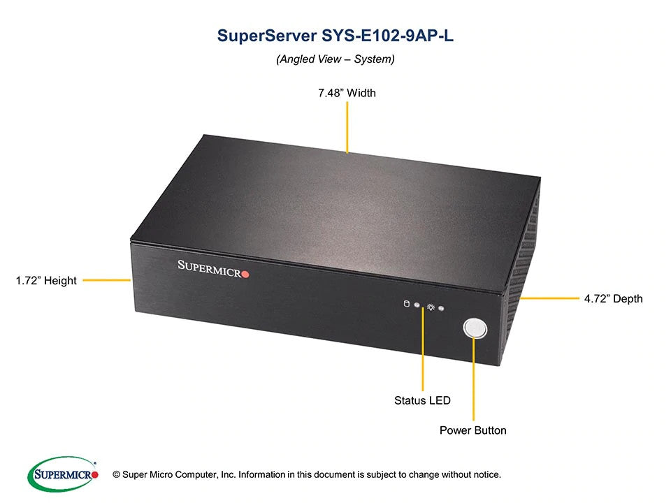 SuperMicro SYS-E102-9AP-L