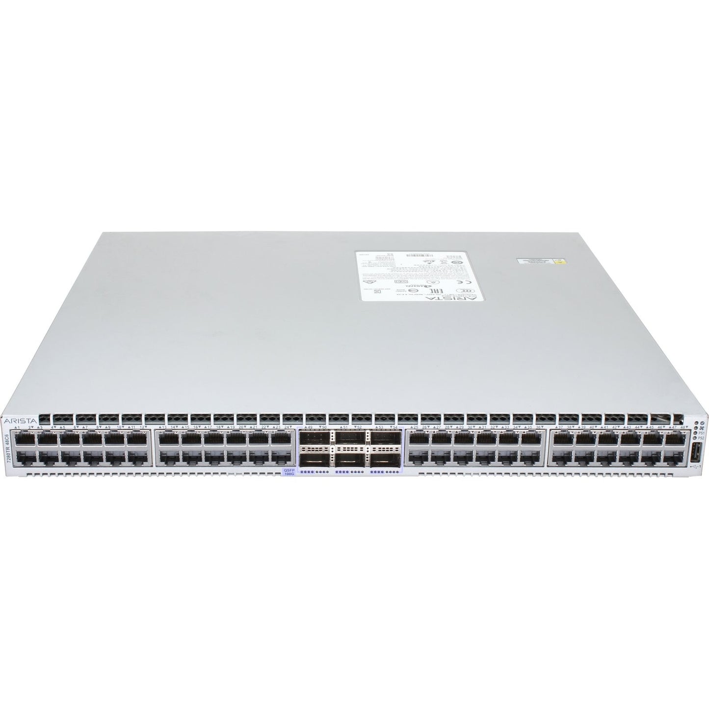 Arista DCS-7280TR-48C6-F 48P 10GbE Base-T 6P 100GbE QSFP100 Switch