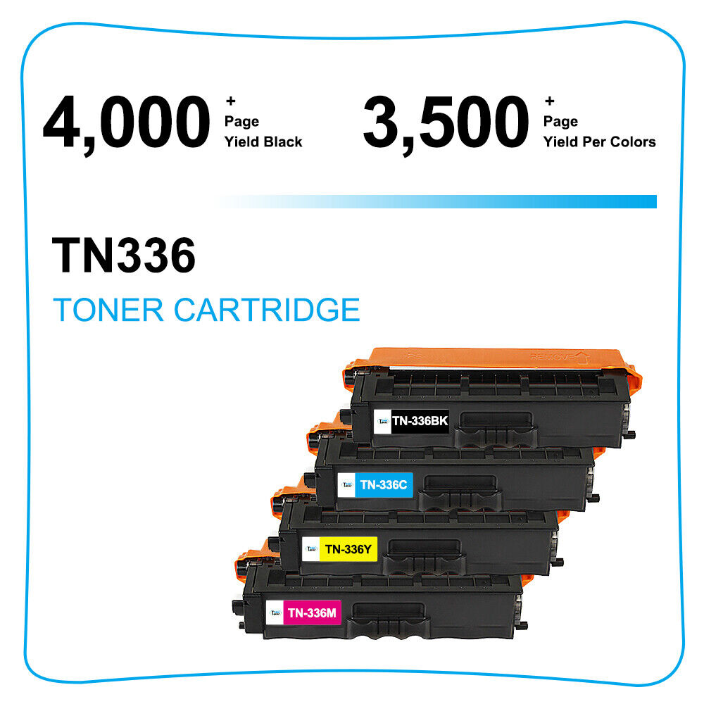 8PK TN336 Toner Compatible With Brother TN331 HL-L8350CDW MFC-L8850CDW L8600CDW