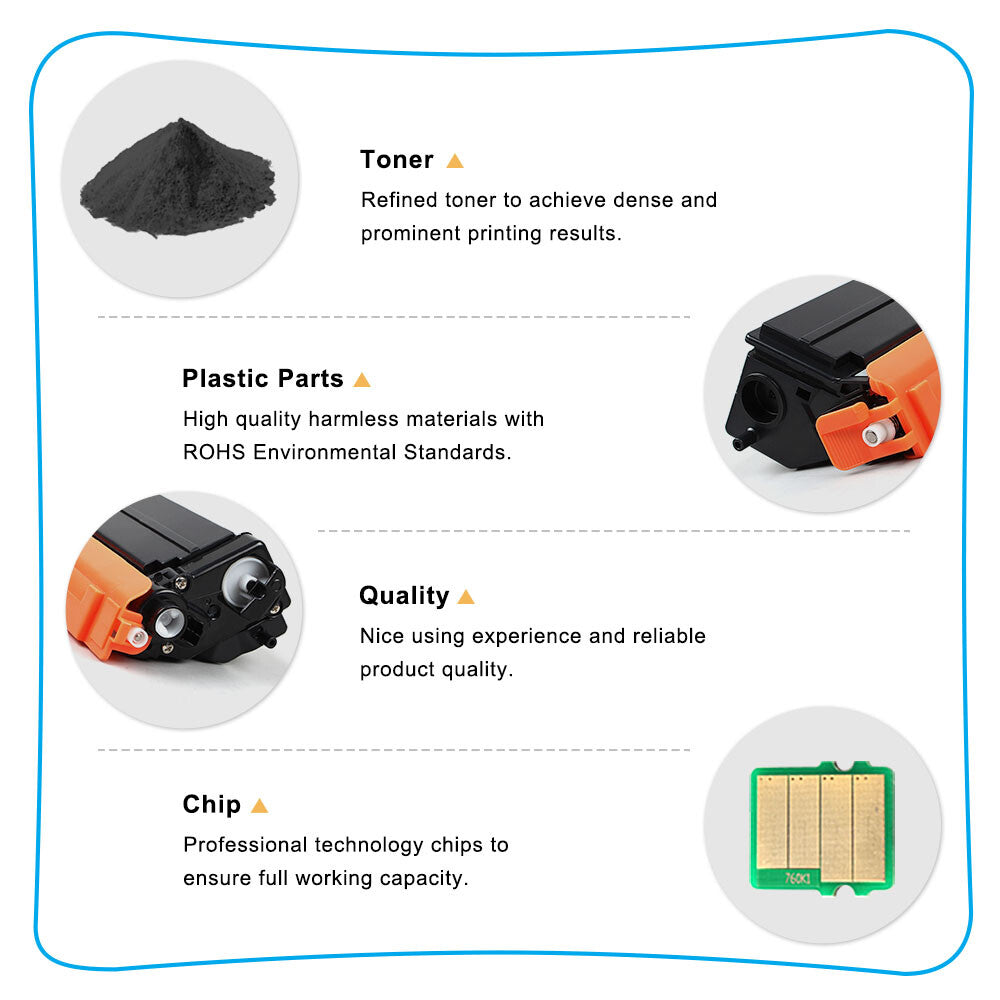 2x Toner Compatible With Brother TN433 TN433BK HL-L8360CDW MFC-L8900cdw L8610CDW