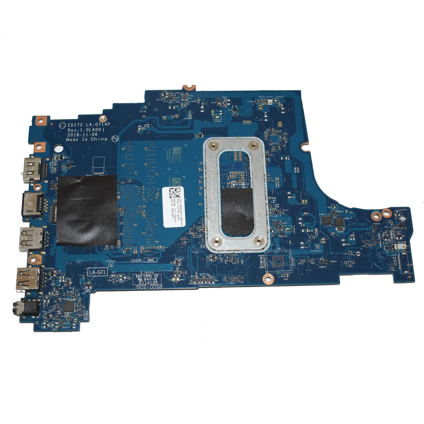 Dell Inspiron 3781 3581 i3-7020U 2.3GHz Dual Core Motherboard LA-G714P M5KN5