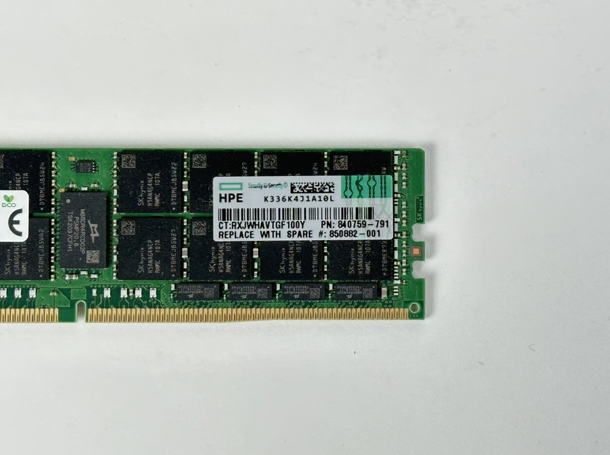 HPE 1x 64GB 4DRx4 PC4-2933Y-L ECC LRDIMM DDR4 RAM Memory SK Hynix 840759-791 (NOT FOR HOME PC)