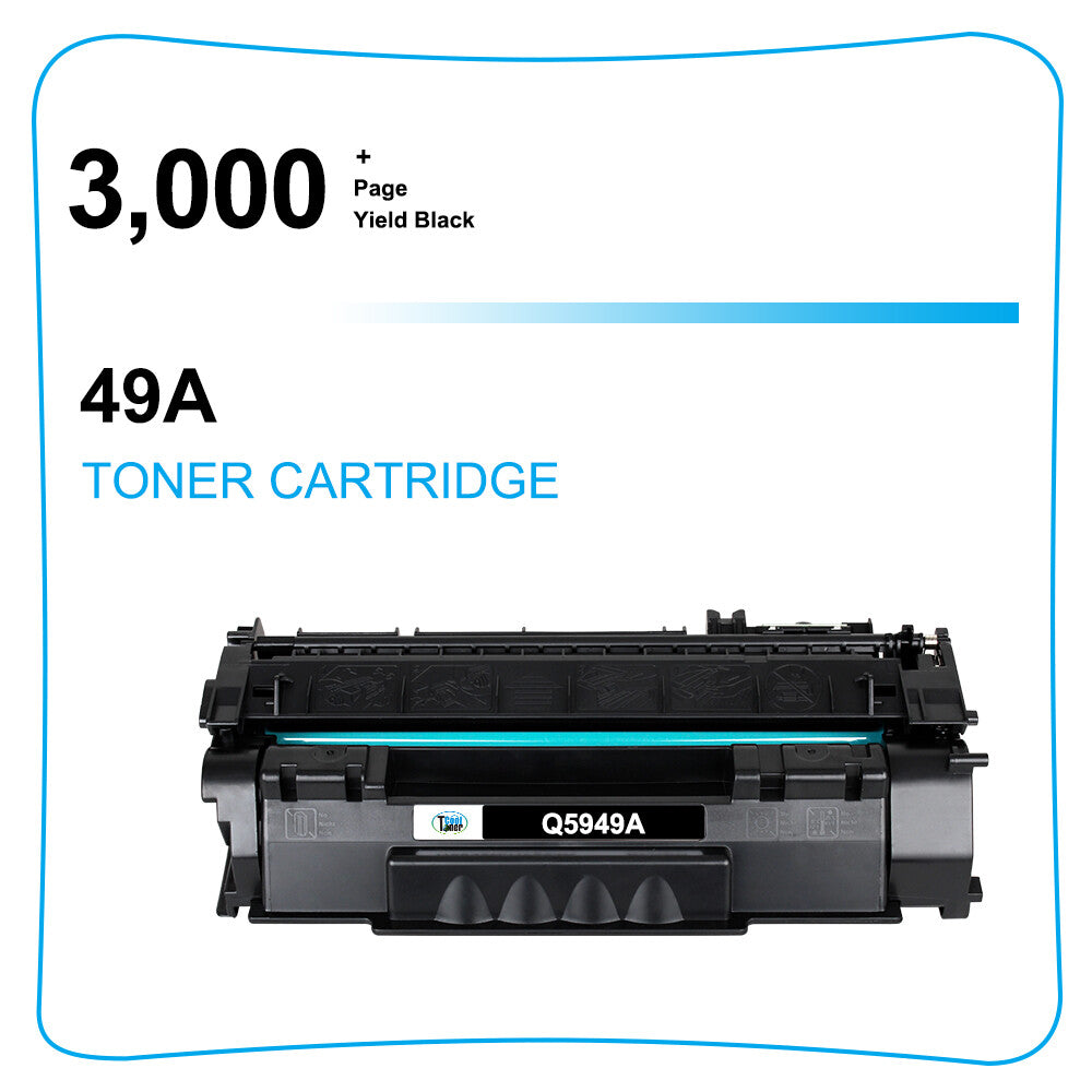10PK Black Toner Compatible for HP 49A Q5949A LaserJet 1160 1160LE Printer