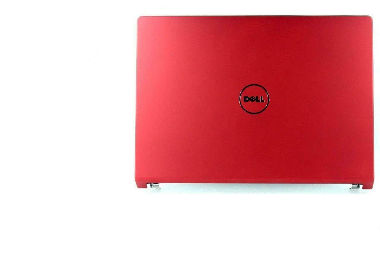 LOT 2 Genuine Dell Studio 15.4" 1535 1536 1537 LCD Back Cover w/Hinges Red P641X