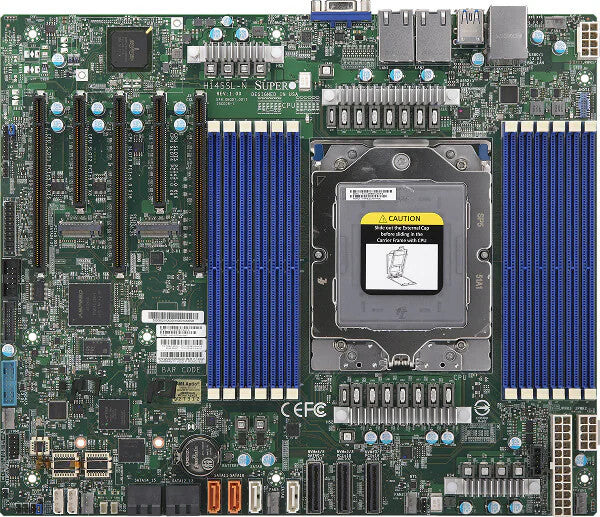 SuperMicro H14SSL-N Motherboard - EPYC 9005 series, SoC, DDR5 12 DIMM slots