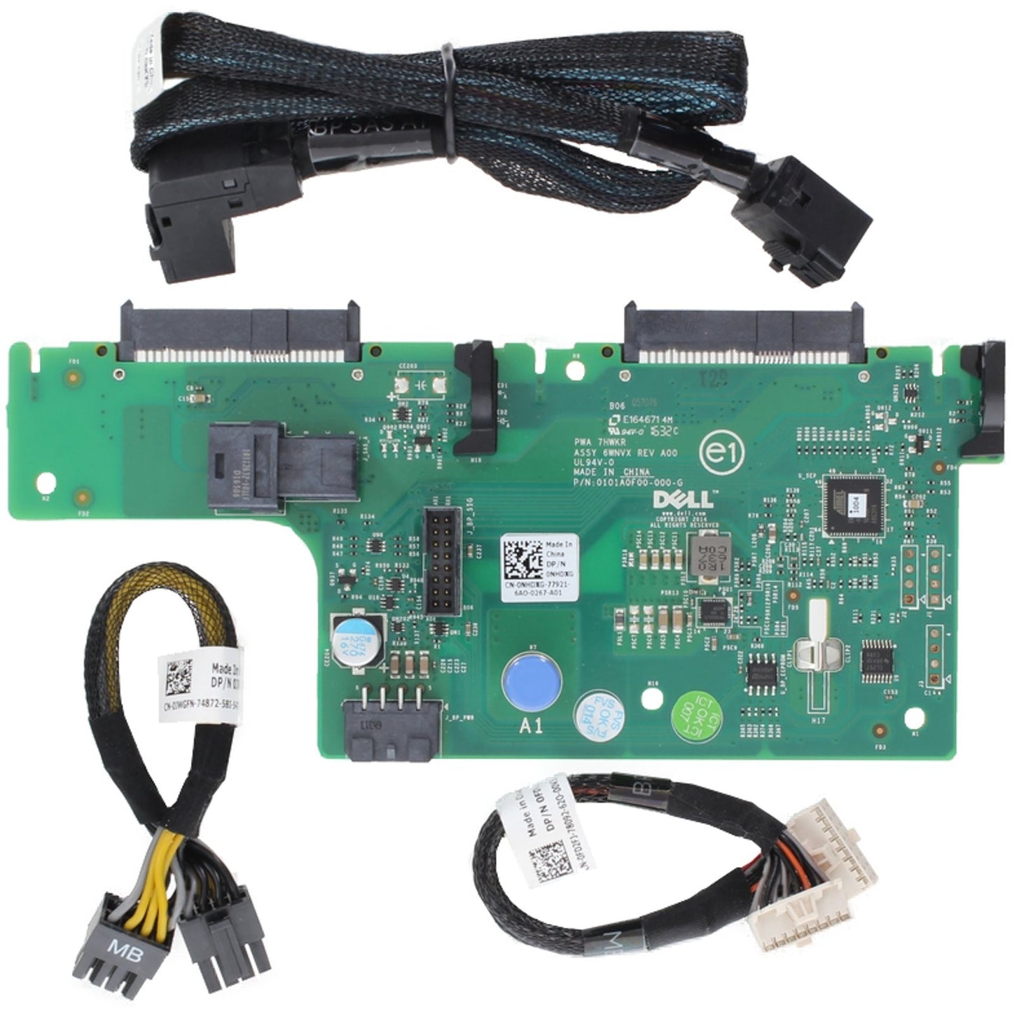 Dell PowerEdge R730xd 24x2.5 Rear 2x2.5 Backplane Rear Flex Bay Kit SFF (NHDXG)