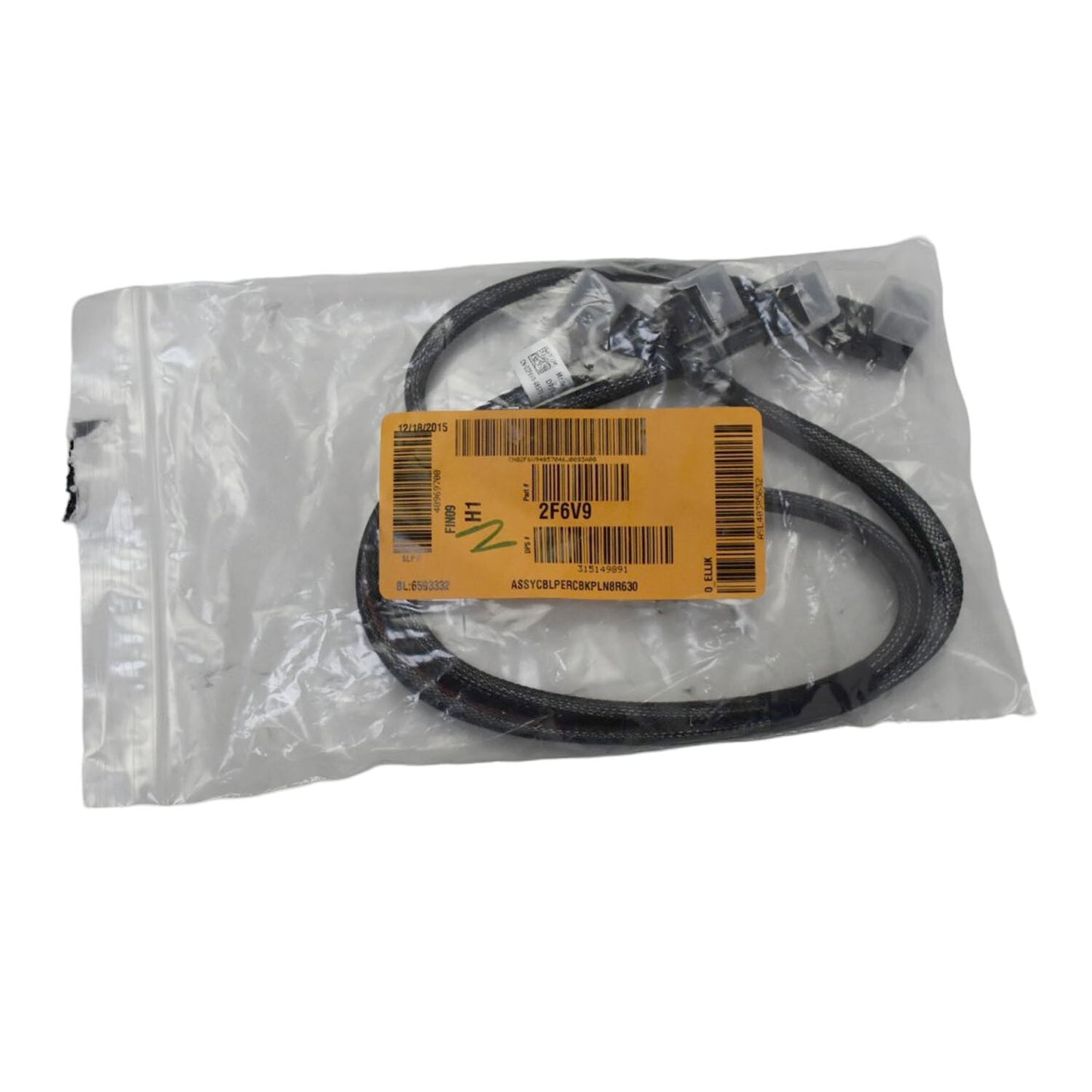 Lot Of 5 OEM Genuine Dell PowerEdge R630 PERC Backplane Cable 2F6V9
