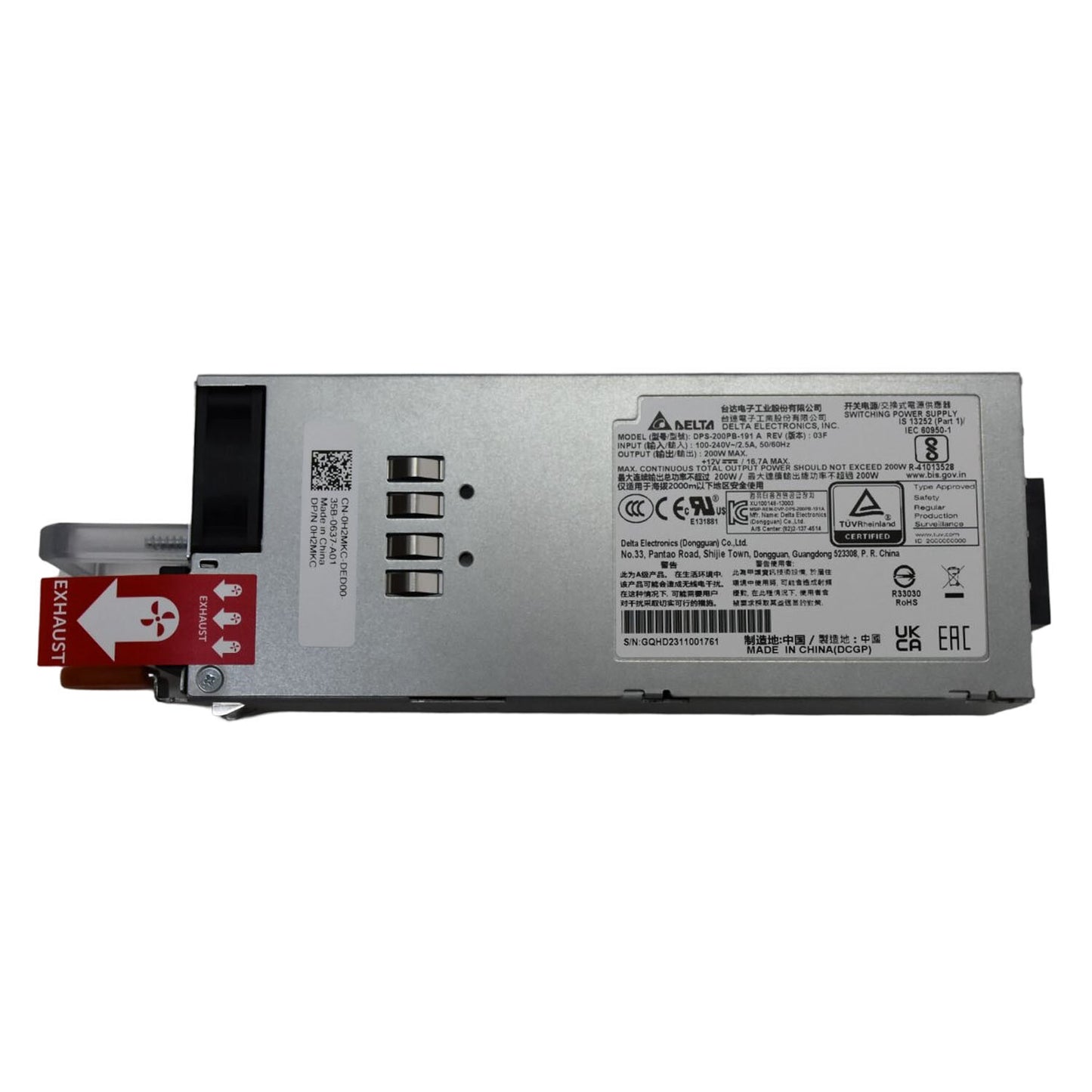 New Dell EMC Networking S3124 24x 1GbE RJ45 2x SFP+ Switch with Rail Kit MTX2F