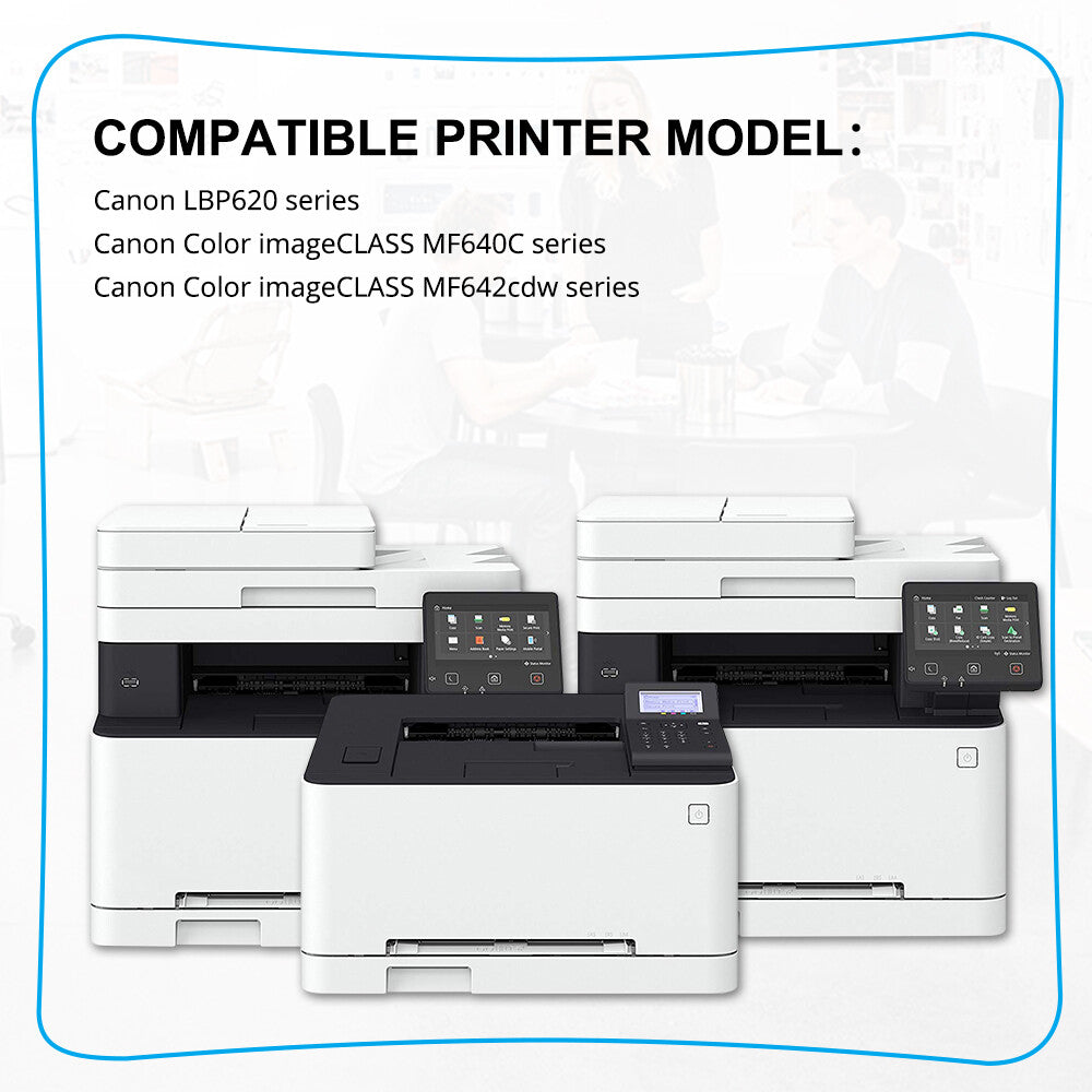 8PK CRG-054 Toner Compatible For Canon 054 imageCLASS MF642cdw MF644cdw MF641cw