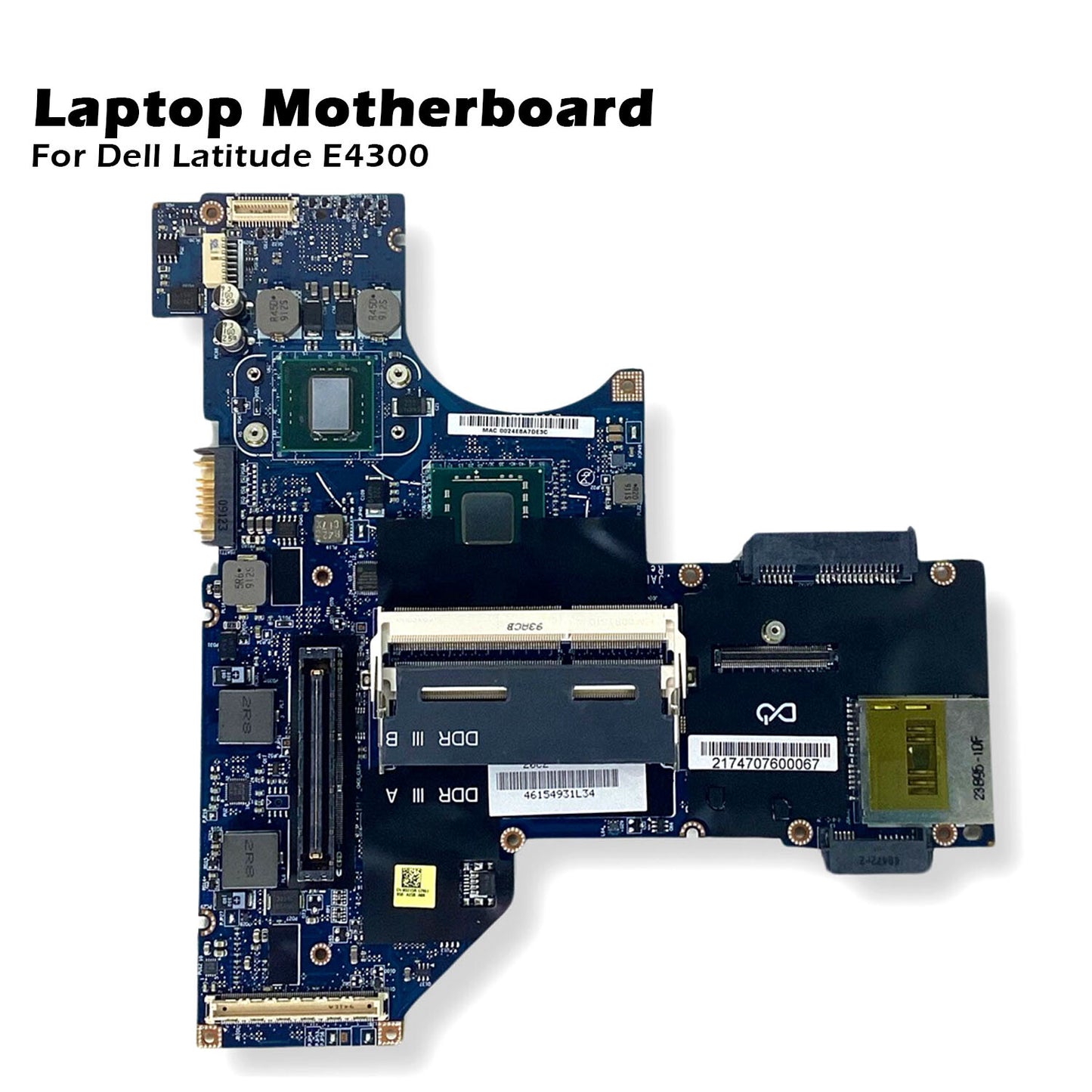 Dell Latitude E4300 Intel Core2Duo CPU Laptop Motherboard D215R 0D215R LA-4151P