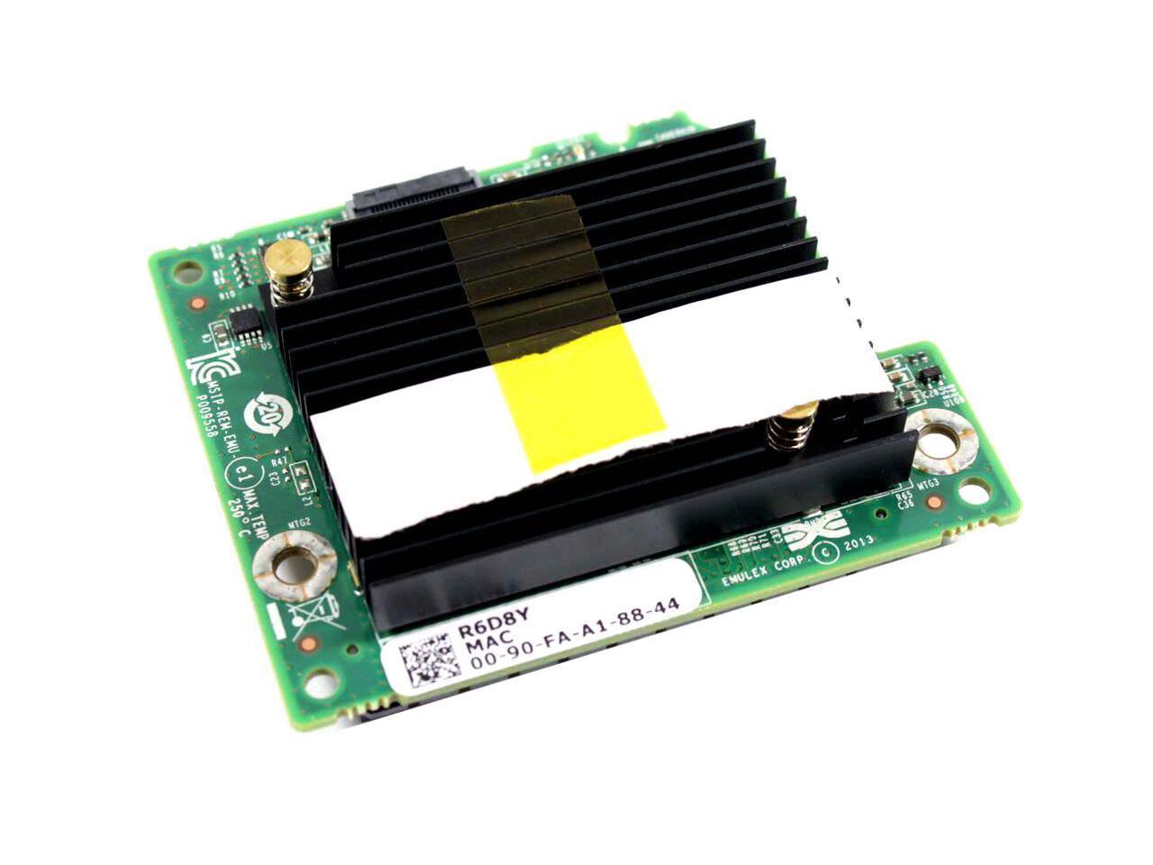 New Dell EMULEX OneConnect OCM14102-N6-D 10GB PCI-E 3.0 bNDC NIC Adapter R6D8Y