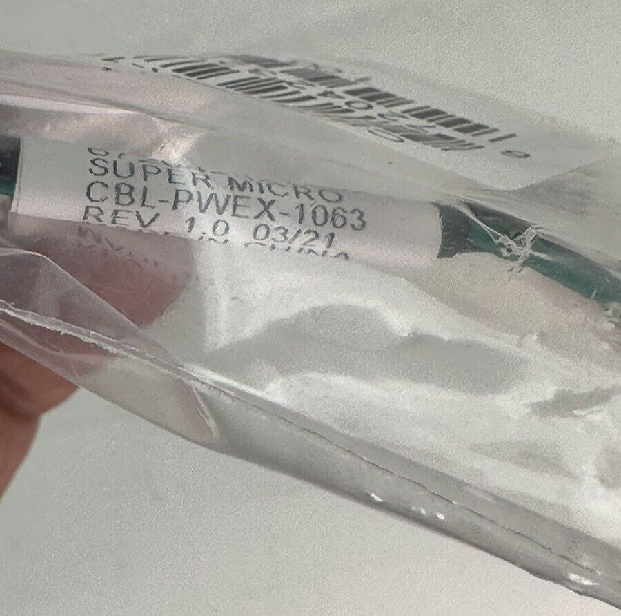 Lot of 10 Supermicro CBL-PWEX-1063 4-Pin to ATX 6cm Power Converter Cable