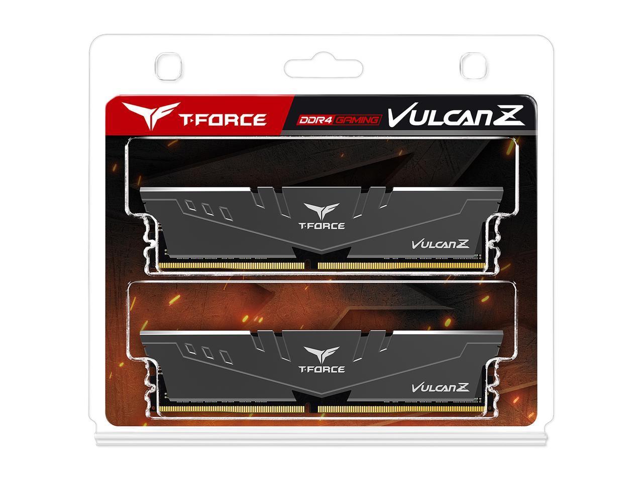 Team T-FORCE VULCAN Z 16GB (2 x 8GB) DDR4 3200 (PC4 25600) Intel XMP 2.0 Deskto
