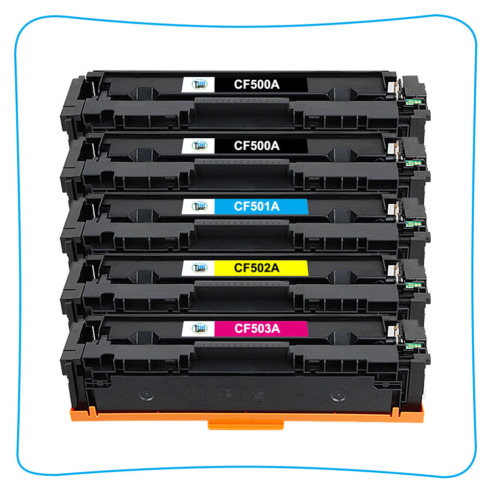10 CF500A Toner Compatible with HP 202A Color LaserJet MFP M254dw M254dn M281fdw