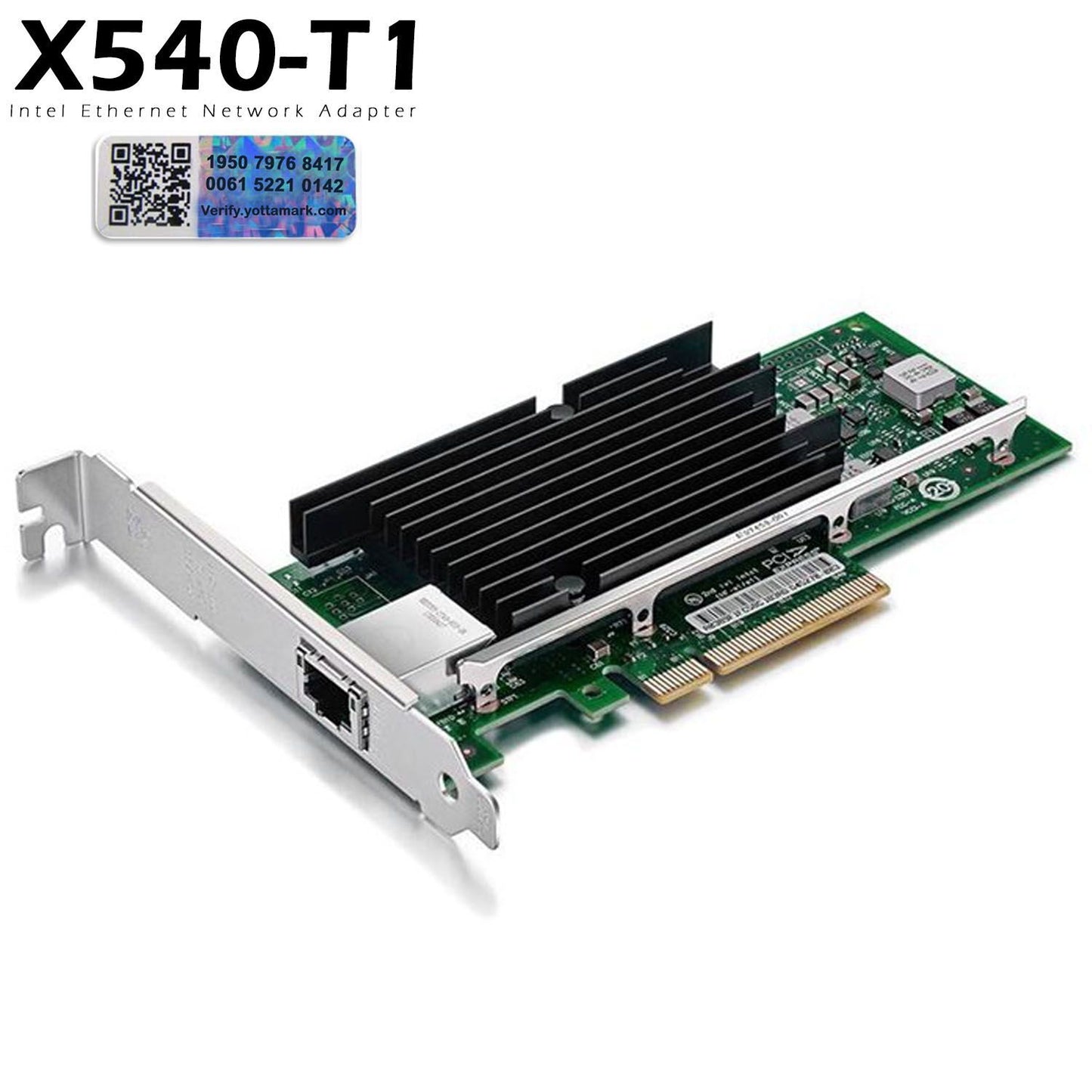 Intel 1-Port 10GbE RJ-45 Ethernet PCIe 2.1 Converged Network Adapter CNA X540-T1