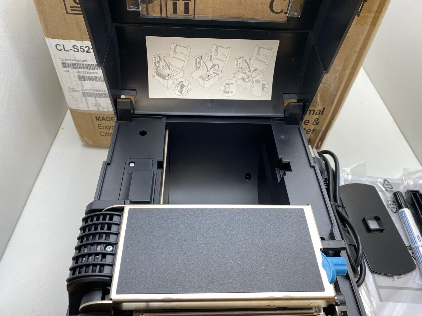 Citizen CL-S521II - label printer - B/W - direct thermal - CL-S521IINNUBK