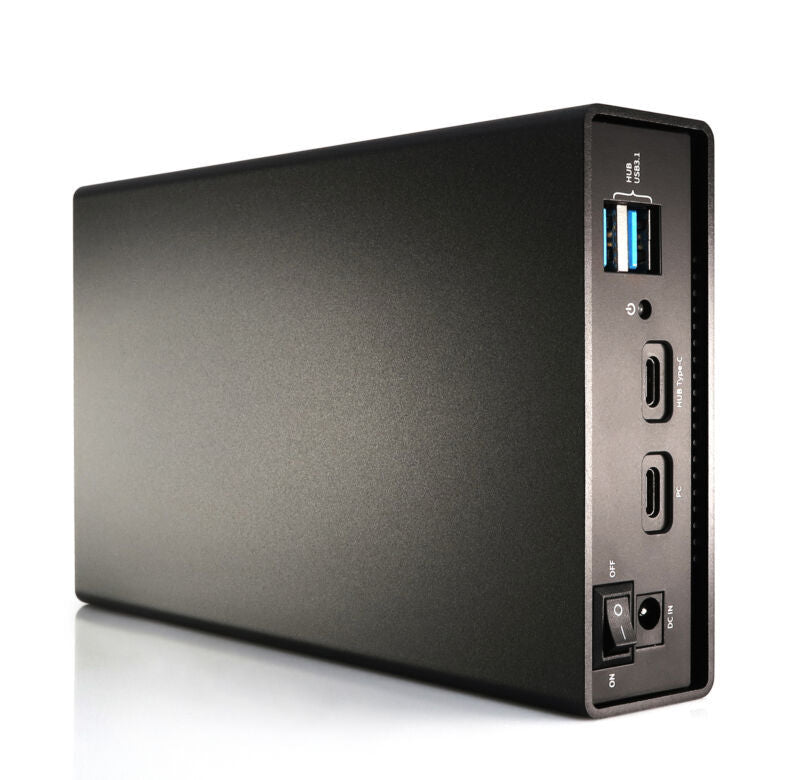 compatily LV22 USB-C 10Gbps Portable External HDD Enclosure and HUB