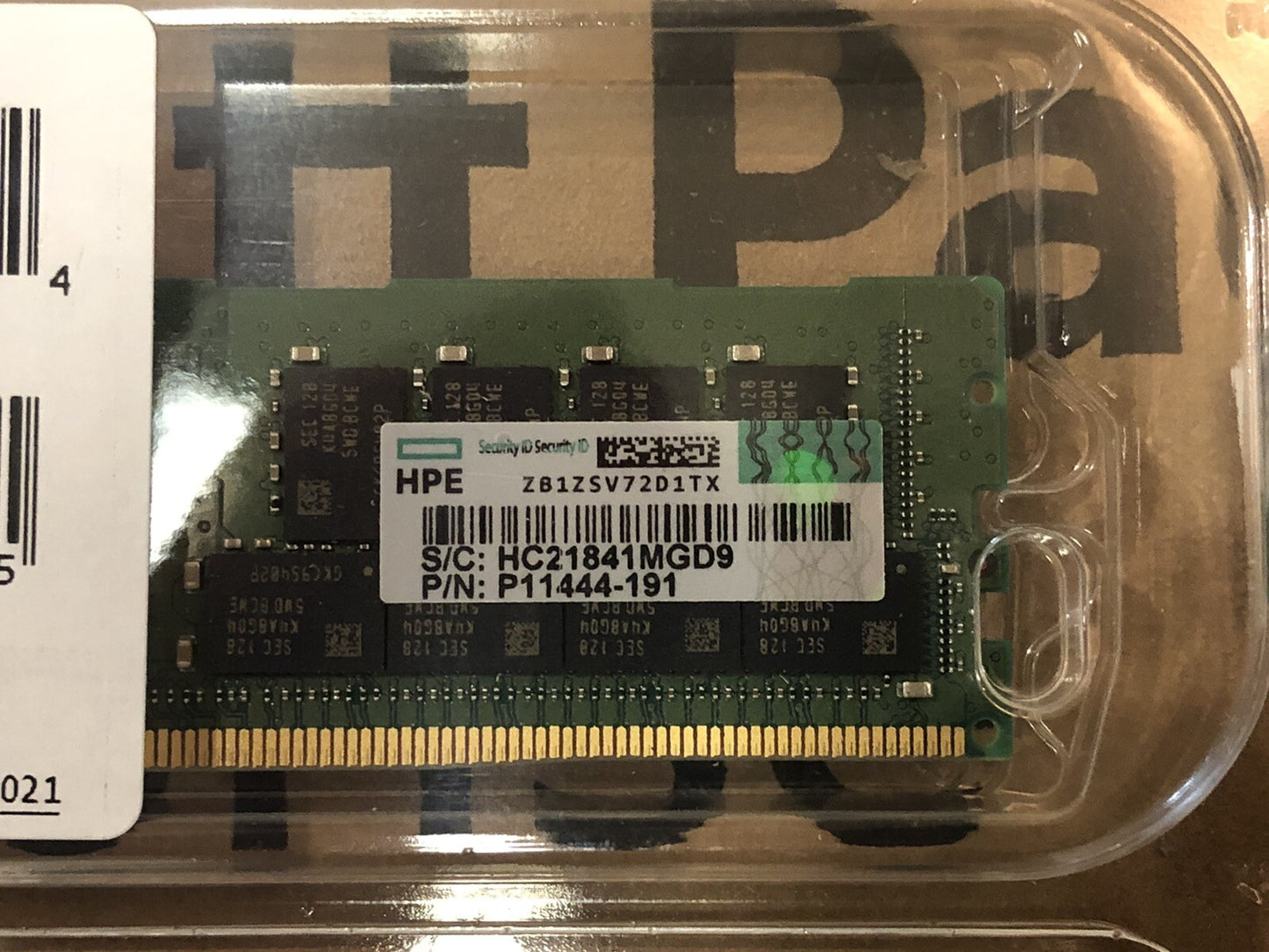 HPE 32GB 2Rx4 DDR4 PC4-3200AA-R ECC Reg Dual Rank Smart Server Memory Ram Kit (NOT FOR HOME PC)